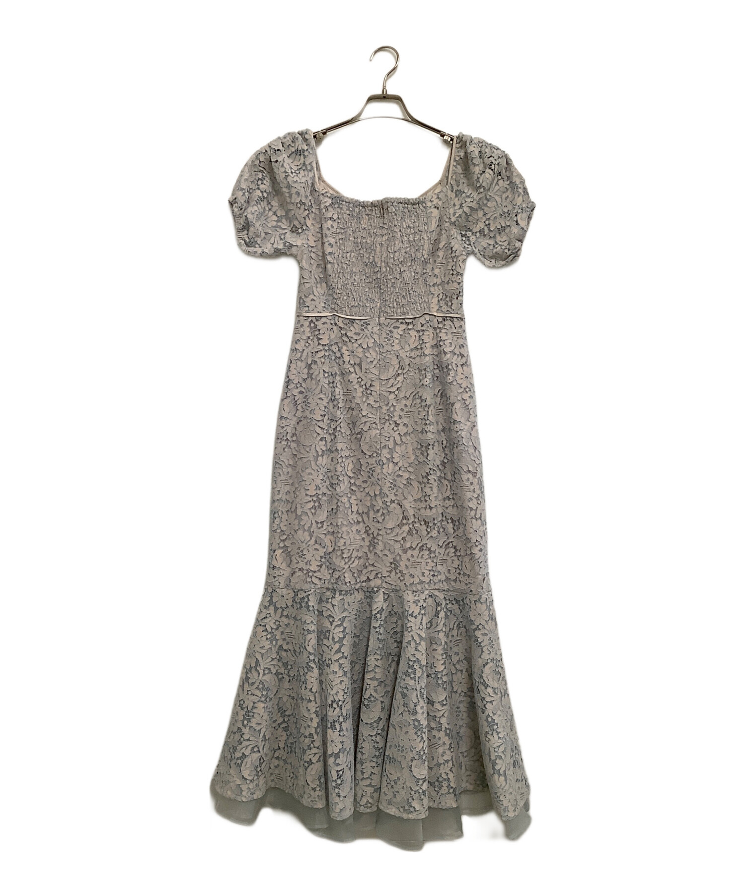 eimy istoire ツートンレースマーメイドワンピース　ブラック eimy istoire (エイミーイストワール) ツートンレースマーメイド