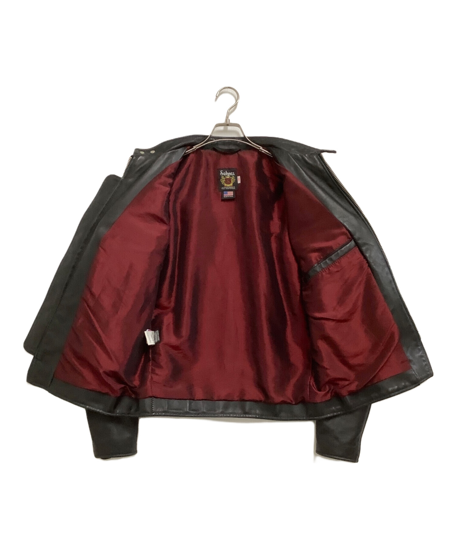 中古・古着通販】Schott (ショット) シングルライダースジャケット