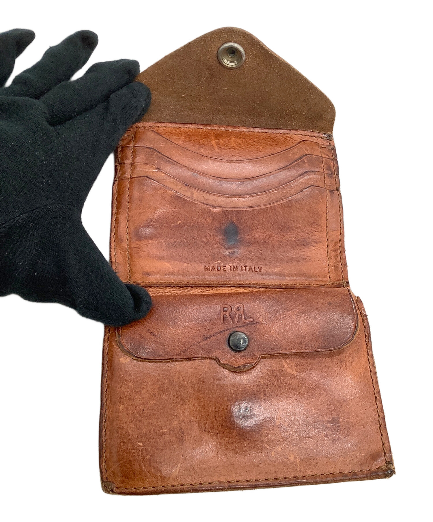 中古・古着通販】RRL (ダブルアールエル) コンチョウォレット ブラウン