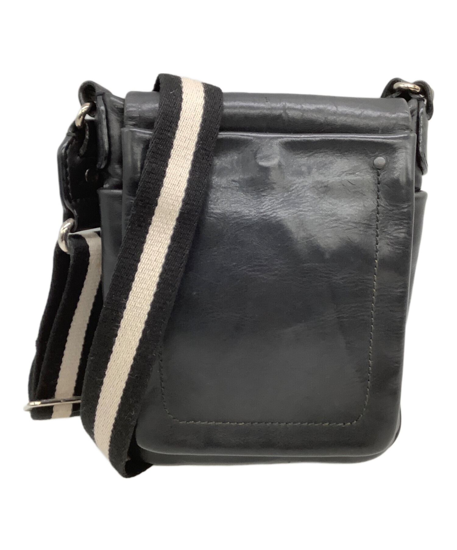 中古・古着通販】BALLY (バリー) ショルダーバッグ ブラック｜ブランド 