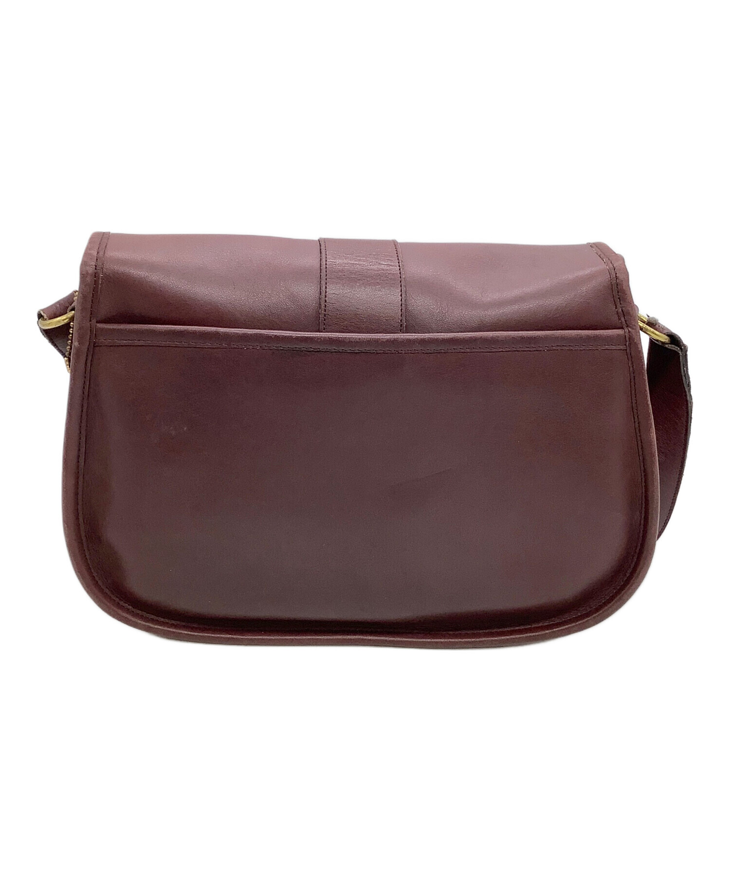 OLD COACH ショルダーバッグ バーガンディ 中古・古着通販】COACH (コーチ) ショルダーバッグ OLD COACH バー
