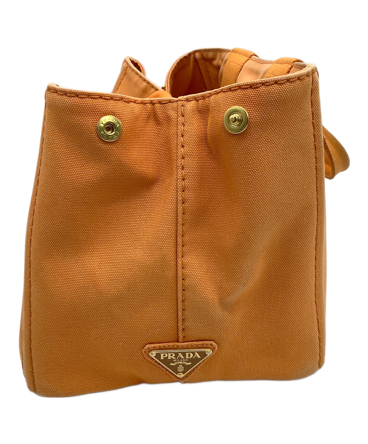 中古・古着通販】PRADA (プラダ) トートバッグ カナパ オレンジ 