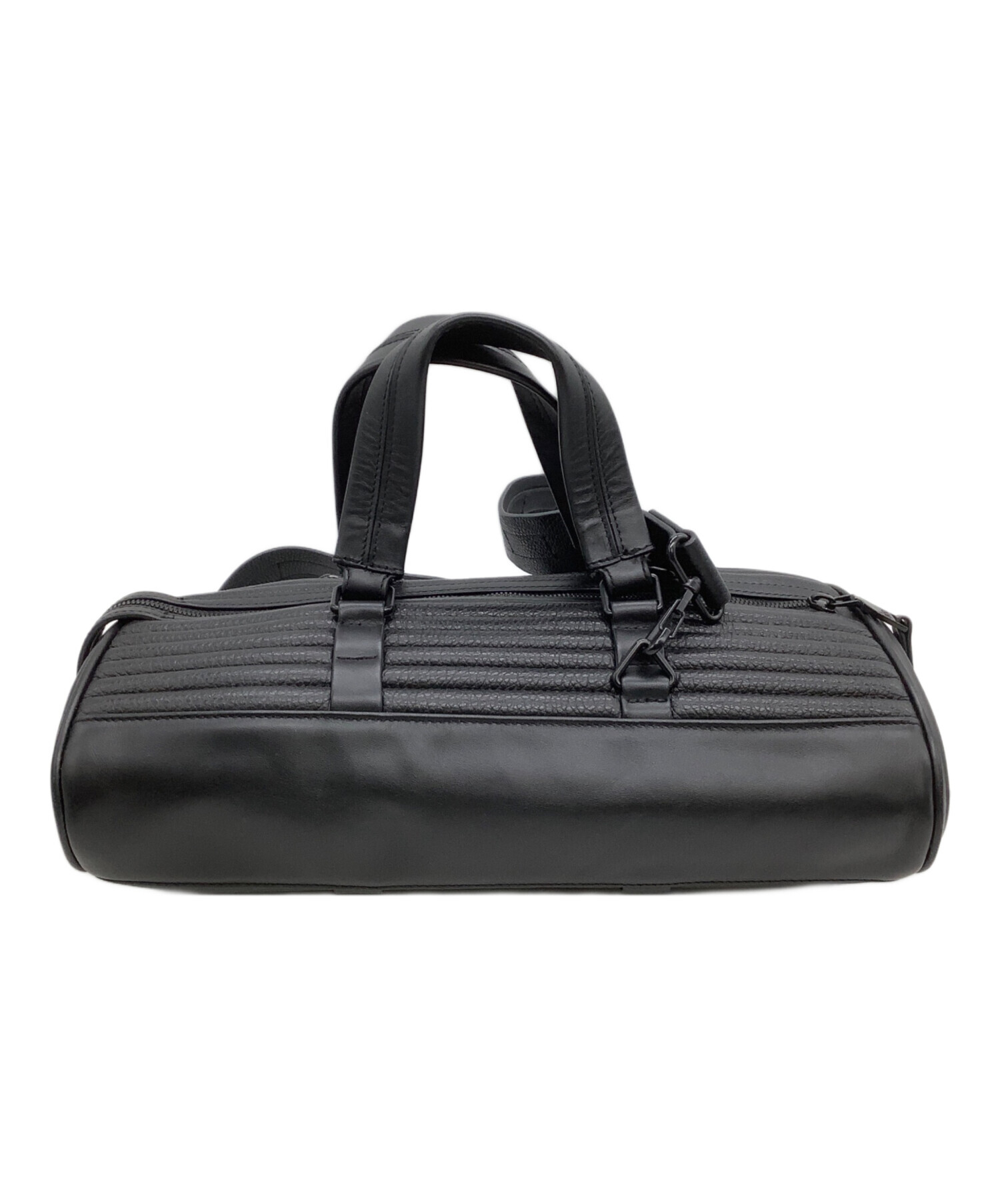 中古・古着通販】DIESEL (ディーゼル) 3WAYレザーバッグ ブラック 