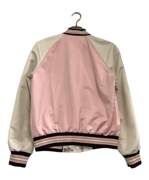 中古・古着通販】COACH (コーチ) リバーシブルスタジャン ピンク