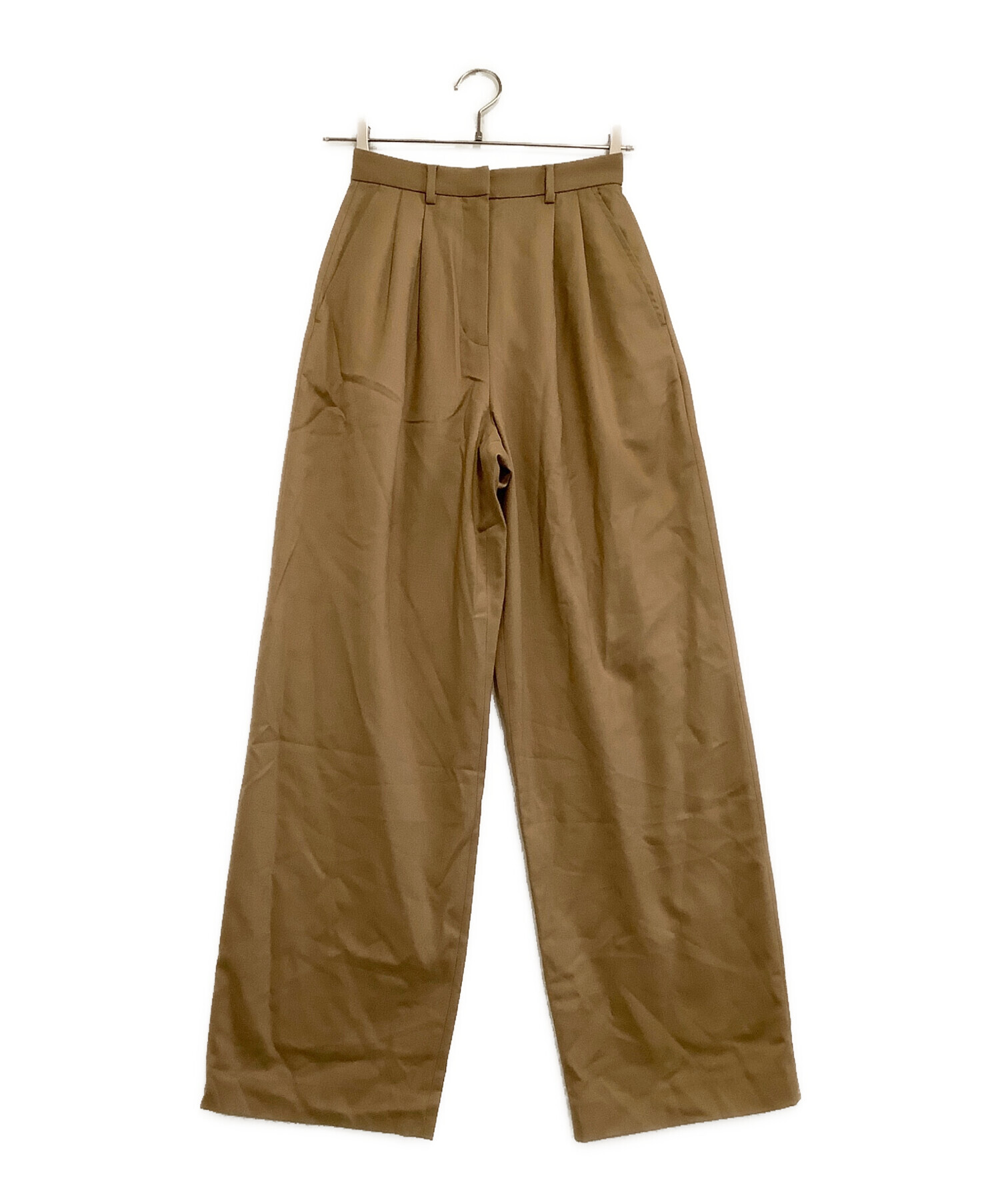 中古・古着通販】CLANE (クラネ) タックパンツ WOOL BASIC TUCK PANTS