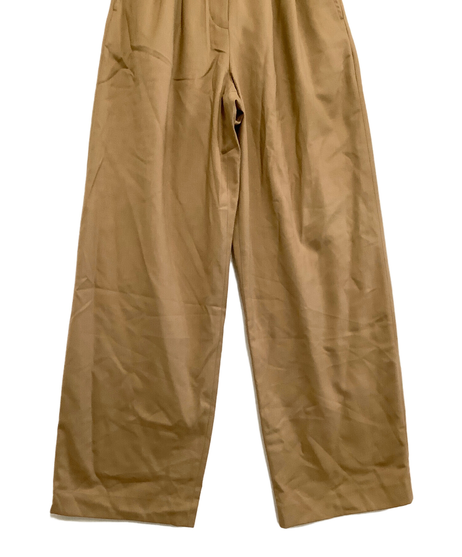 中古・古着通販】CLANE (クラネ) タックパンツ WOOL BASIC TUCK PANTS
