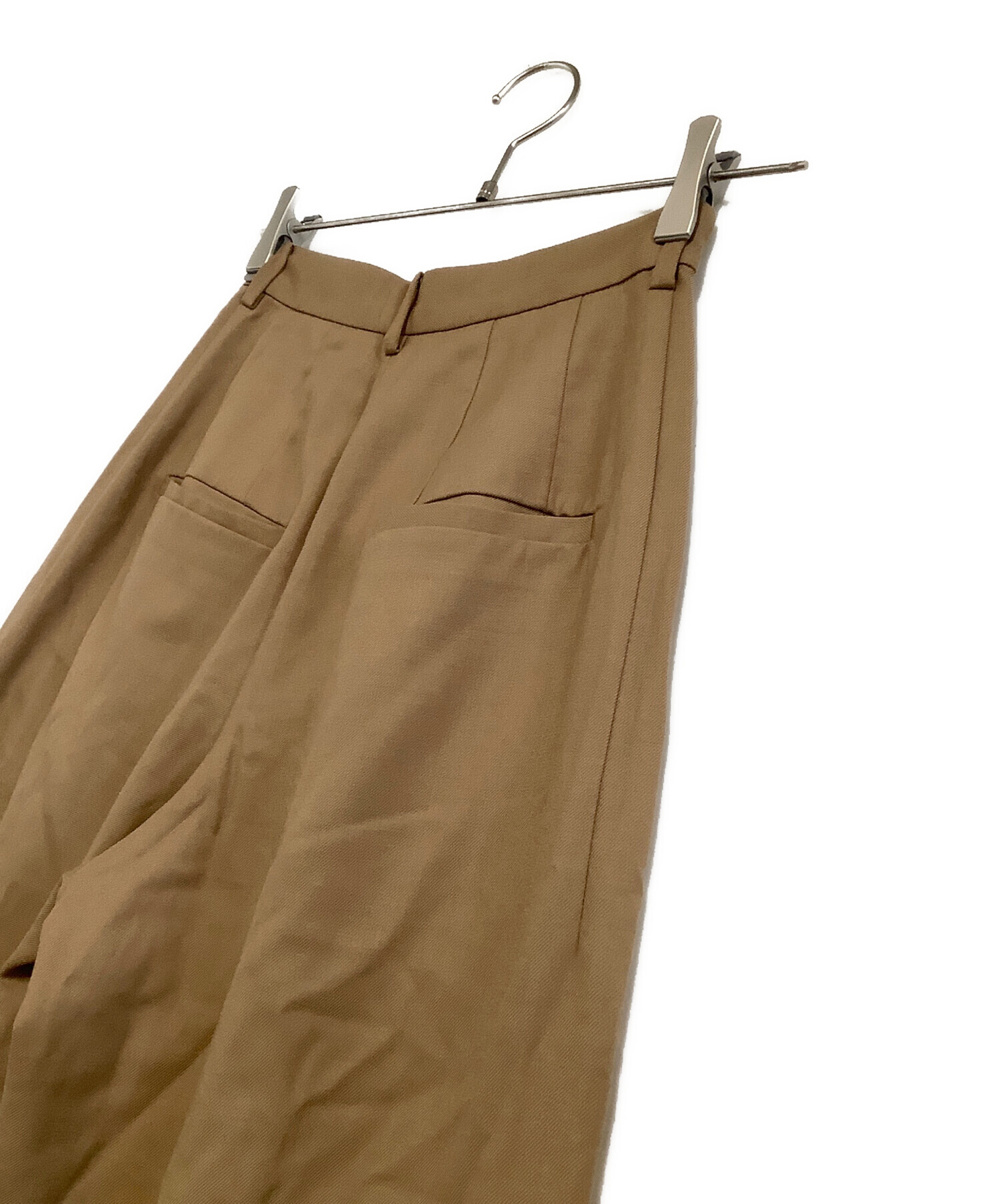 中古・古着通販】CLANE (クラネ) タックパンツ WOOL BASIC TUCK PANTS