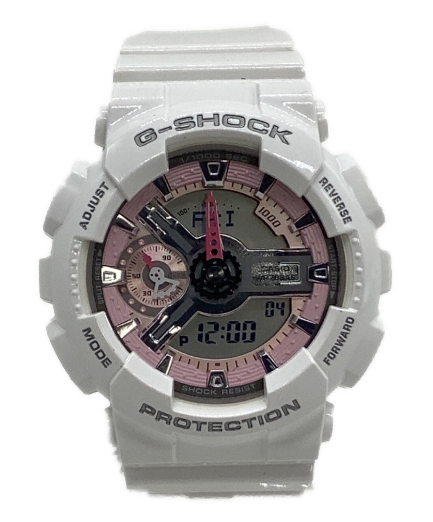 中古・古着通販】CASIO (カシオ) デジアナウォッチ G-SHOCK ホワイト 