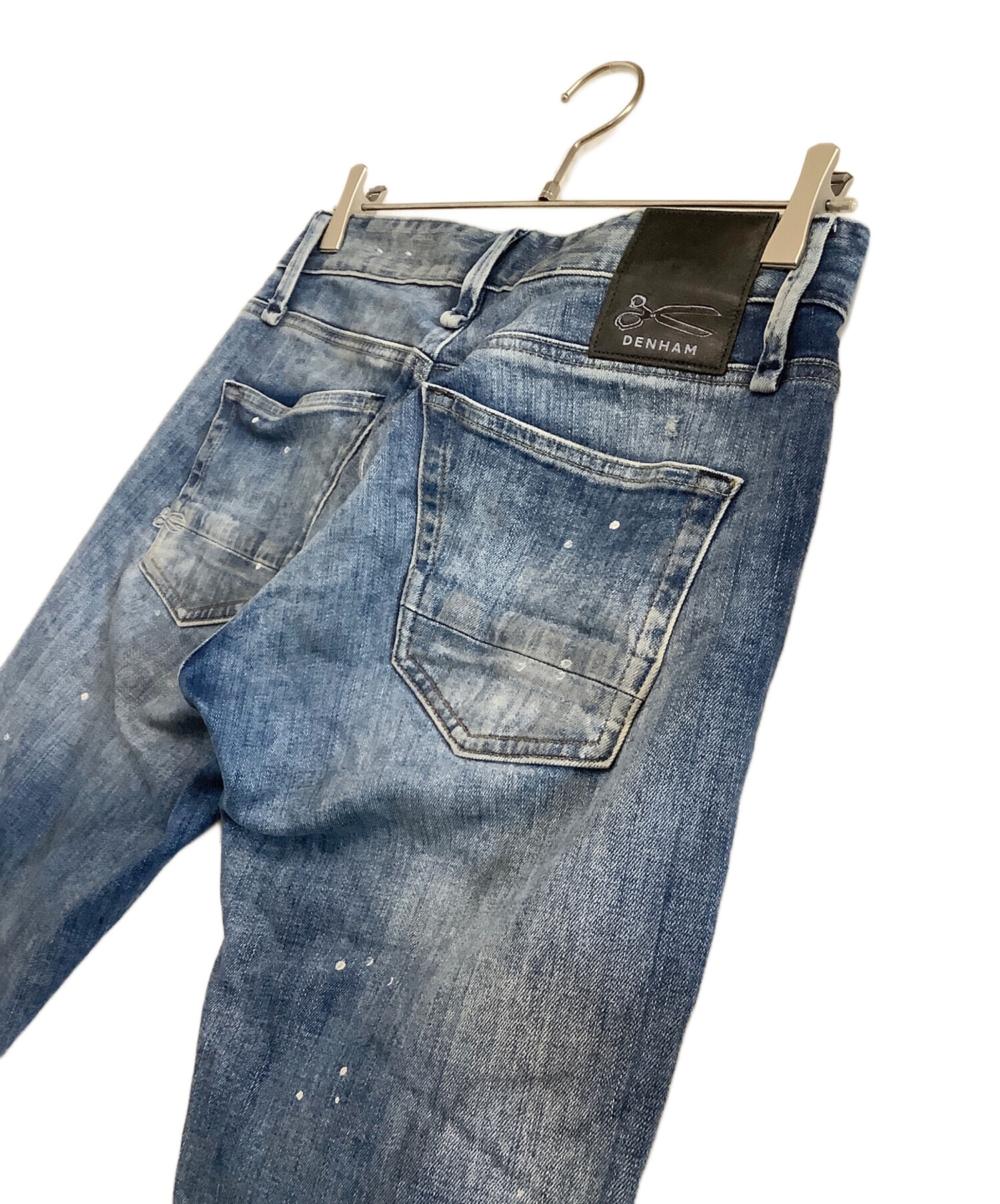 中古・古着通販】Denham (デンハム) パッチワークデニムパンツ RAZOR