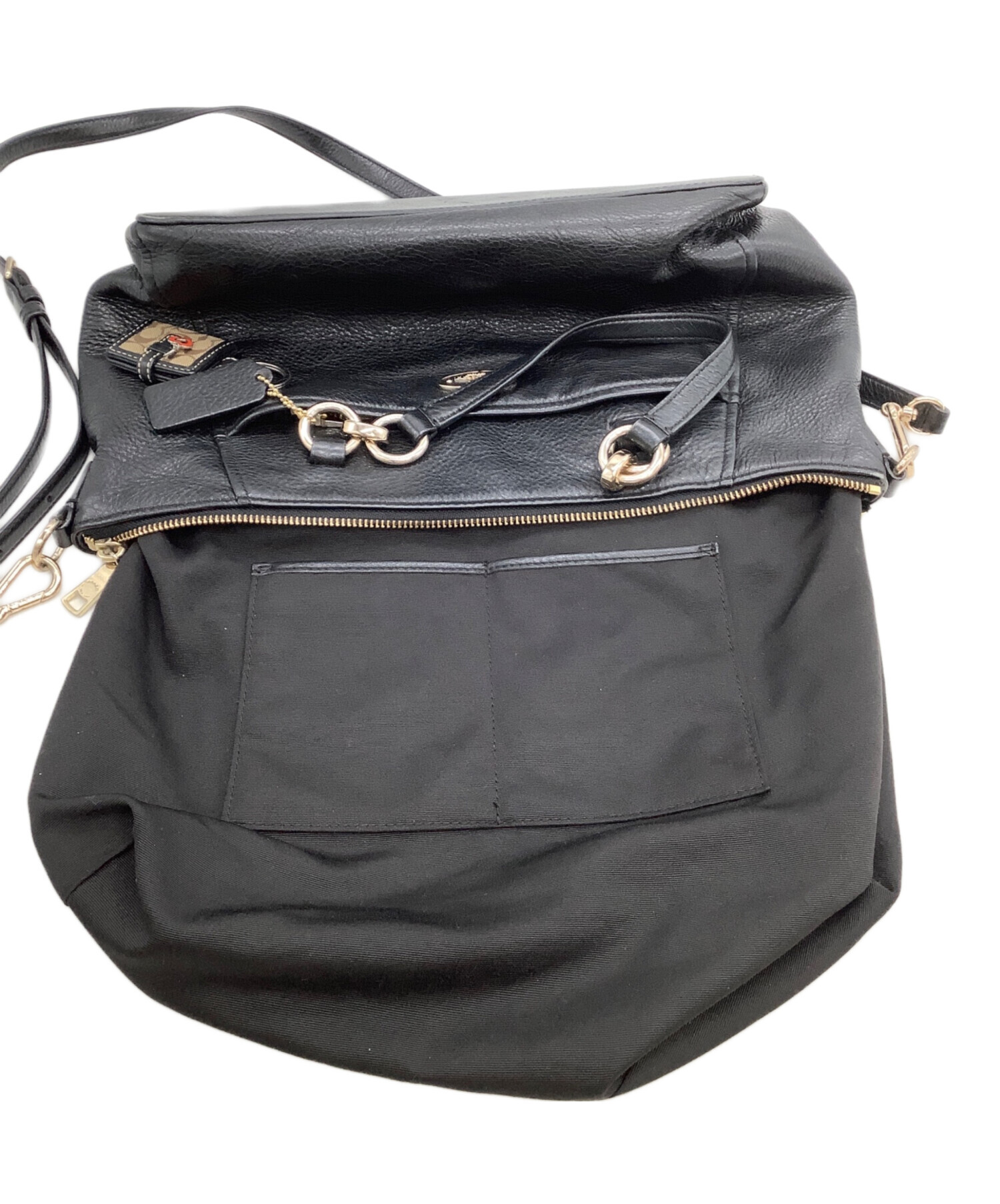 中古・古着通販】COACH (コーチ) 2WAYバッグ ブラック｜ブランド