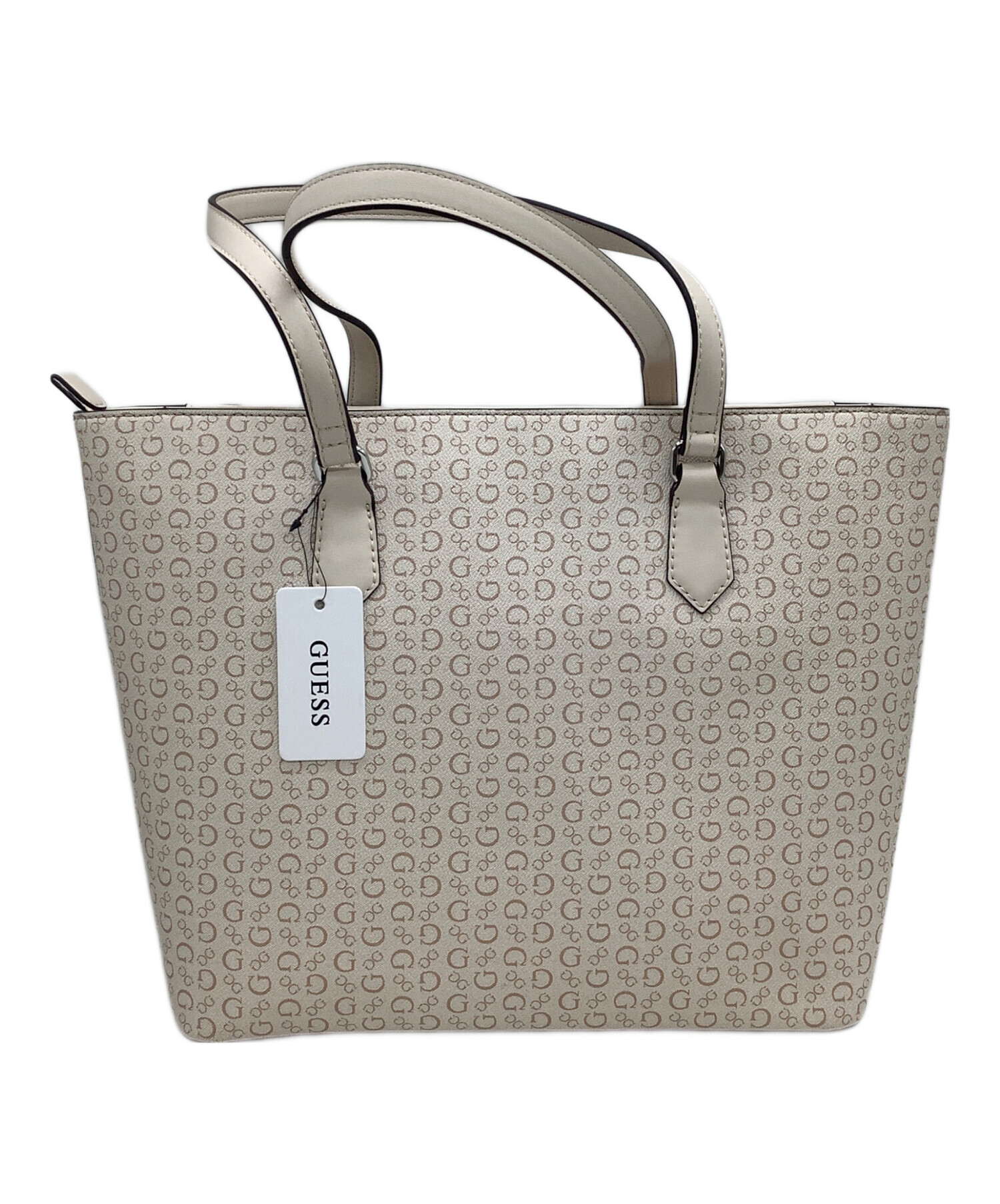 中古・古着通販】GUESS (ゲス) トートバッグ ベージュ｜ブランド・古着 