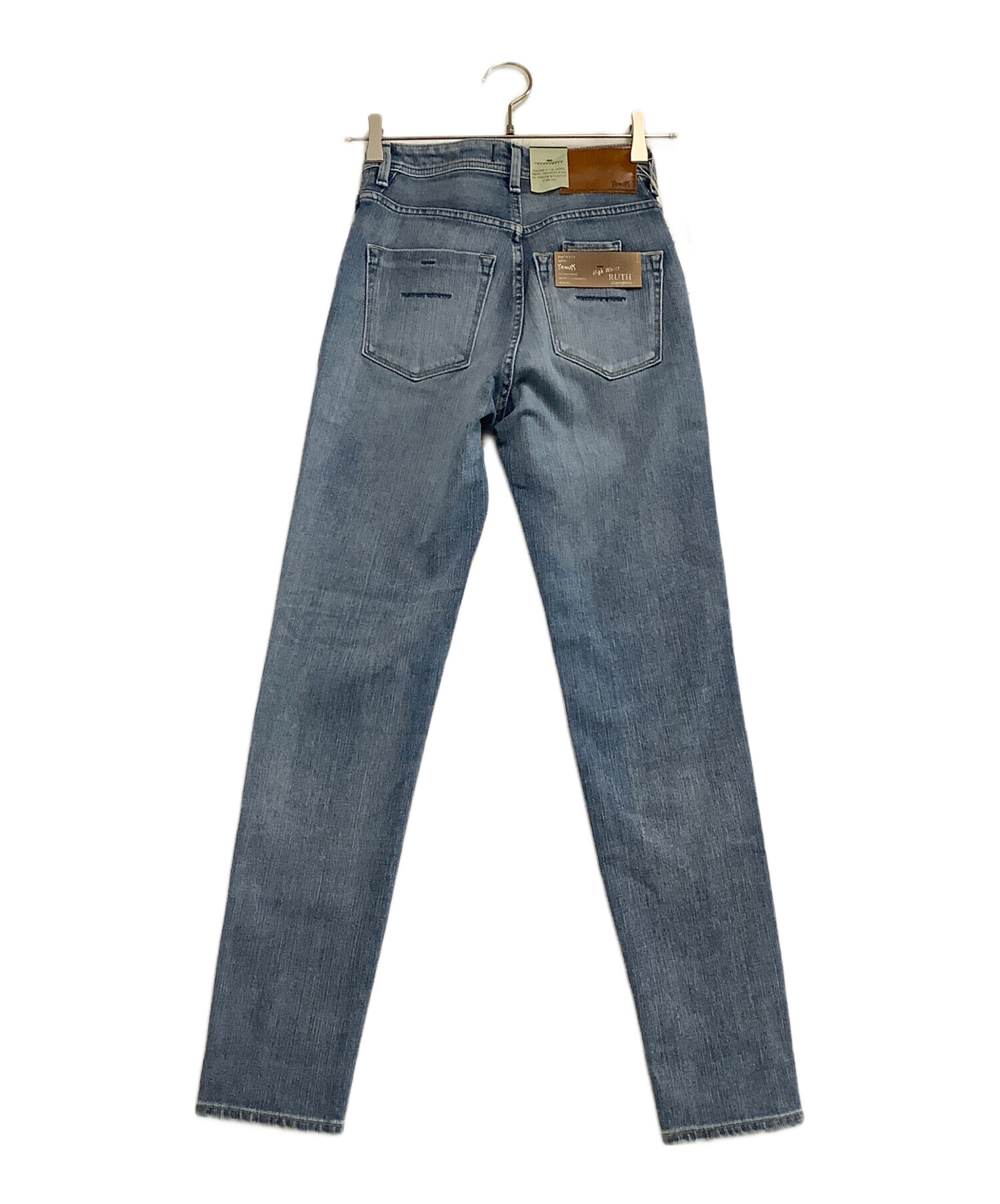 【新品未使用 タグ付き】Yanuk ヤヌーク デニム Ruth サイズ22 中古・古着通販】YANUK (ヤヌーク) デニムパンツ RUTH ブルー サイズ