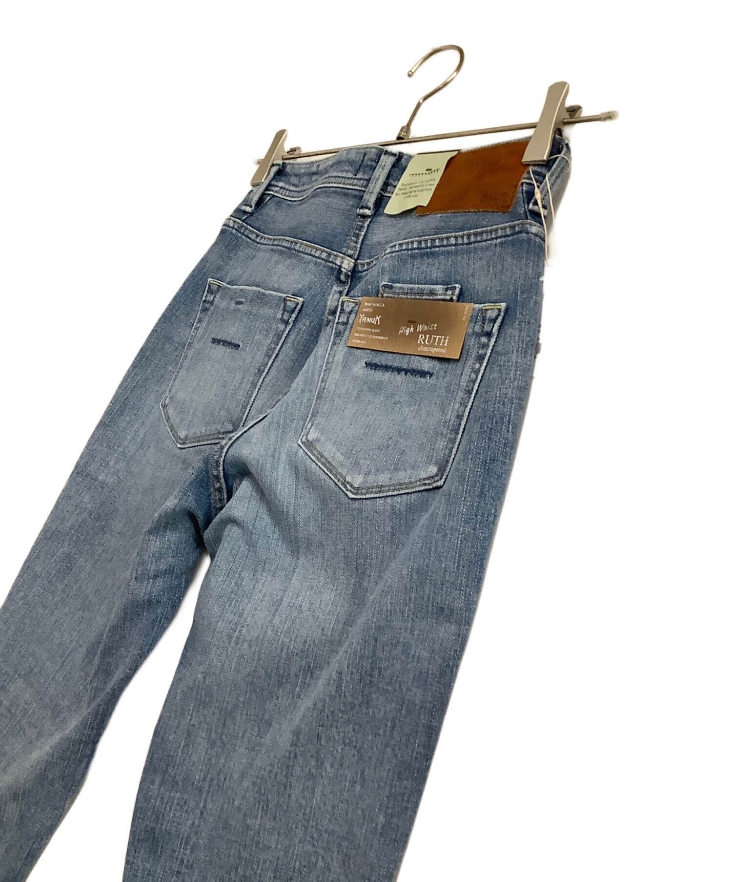 中古・古着通販】YANUK (ヤヌーク) デニムパンツ RUTH ブルー サイズ