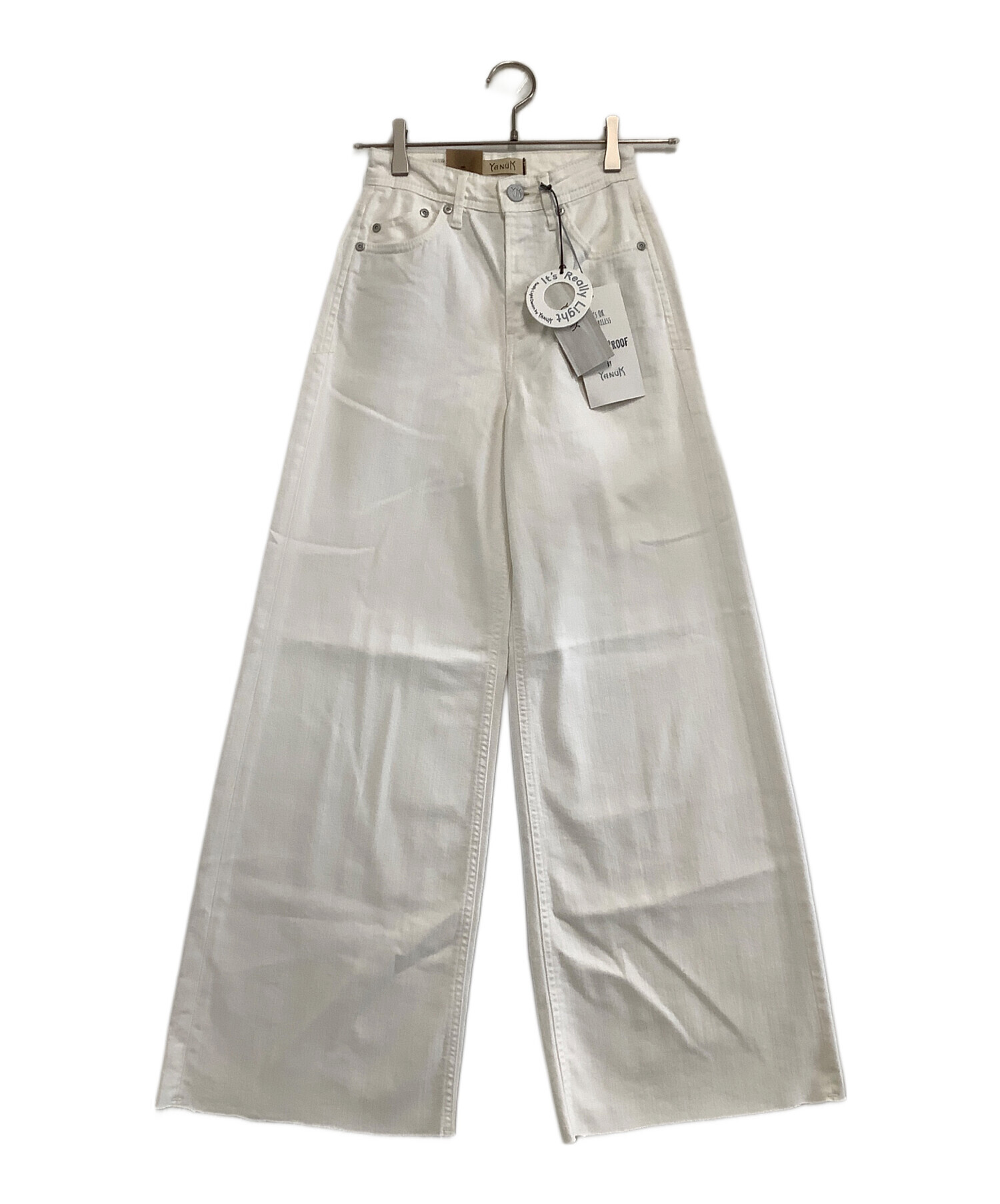 中古・古着通販】YANUK (ヤヌーク) ホワイトデニムパンツ サイズ:23 未