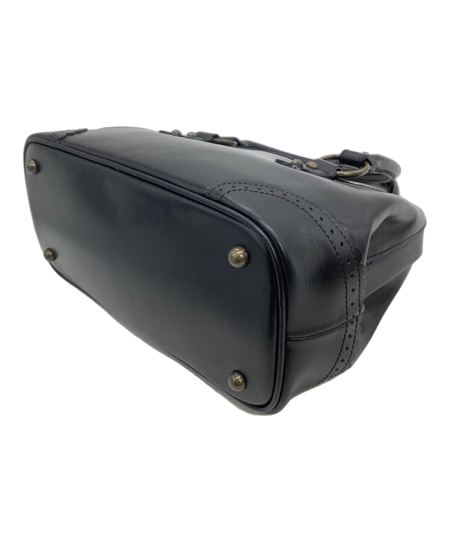 中古・古着通販】ANNA SUI (アナスイ) ミニボストンバッグ ブラック