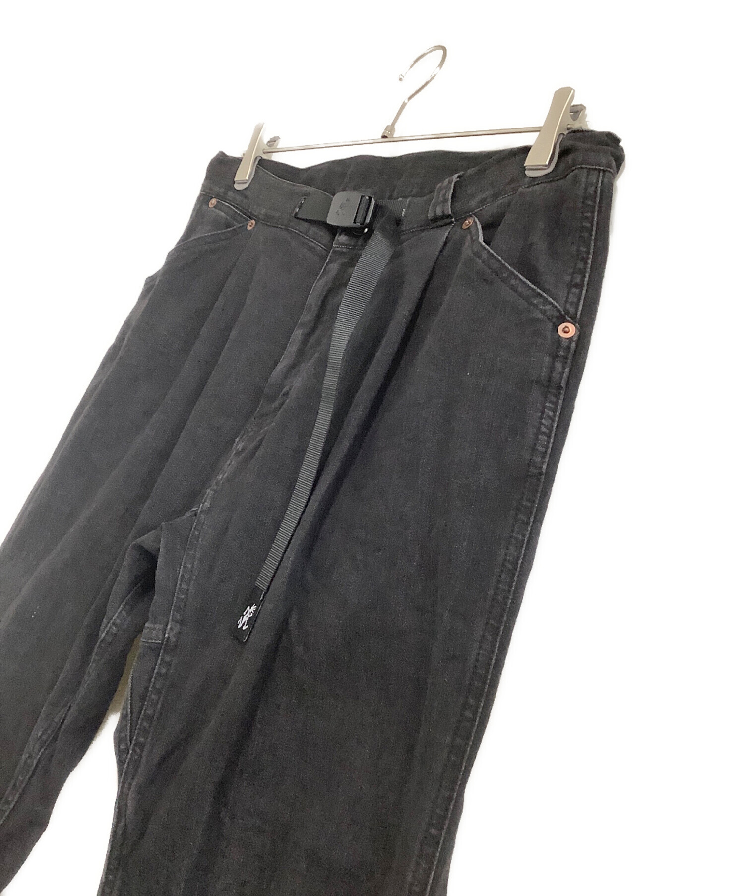 グラミチURBAN RESEARCH 別注 ガウチョパンツ ブラック セール】『別注』Gramicci for URBAN RESEARCH WASHABLE WOOLLY PANTS