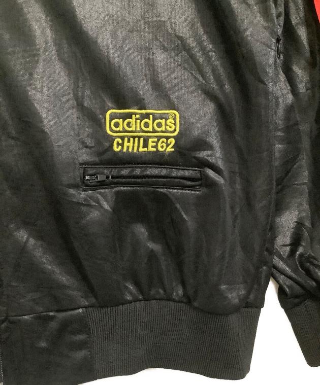 【CHILE62】トラックジャケット XLハイネックadidas ブラックj11 ブランド古着】chile62 トラックジャケット（ジャージ）｜adidas