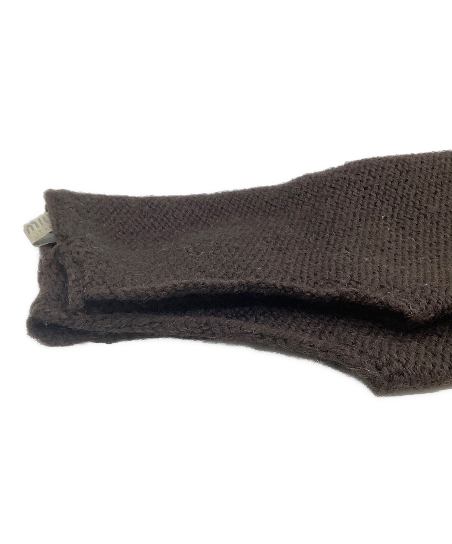 中古・古着通販】MIU MIU (ミュウミュウ) ニットベスト ブラウン