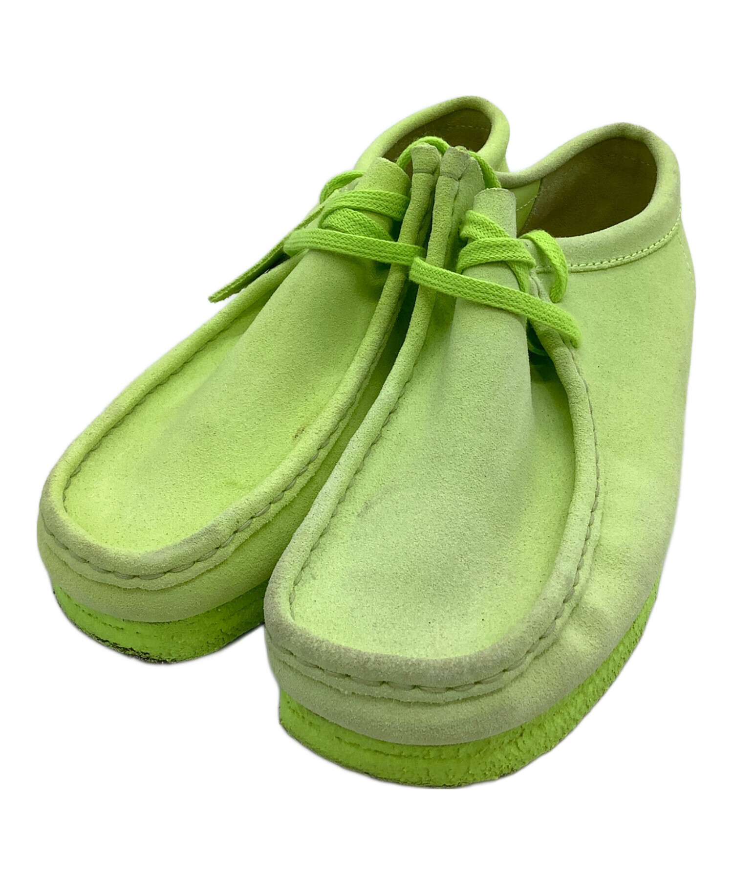 Clarks 厚底モカシン オリーブグリーン 中古・古着通販】CLARKS ORIGINALS (クラークス オリジナルズ