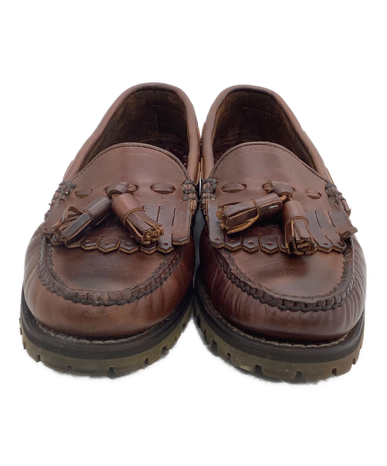 中古・古着通販】vibram (ビブラム) タッセルローファー ブラウン