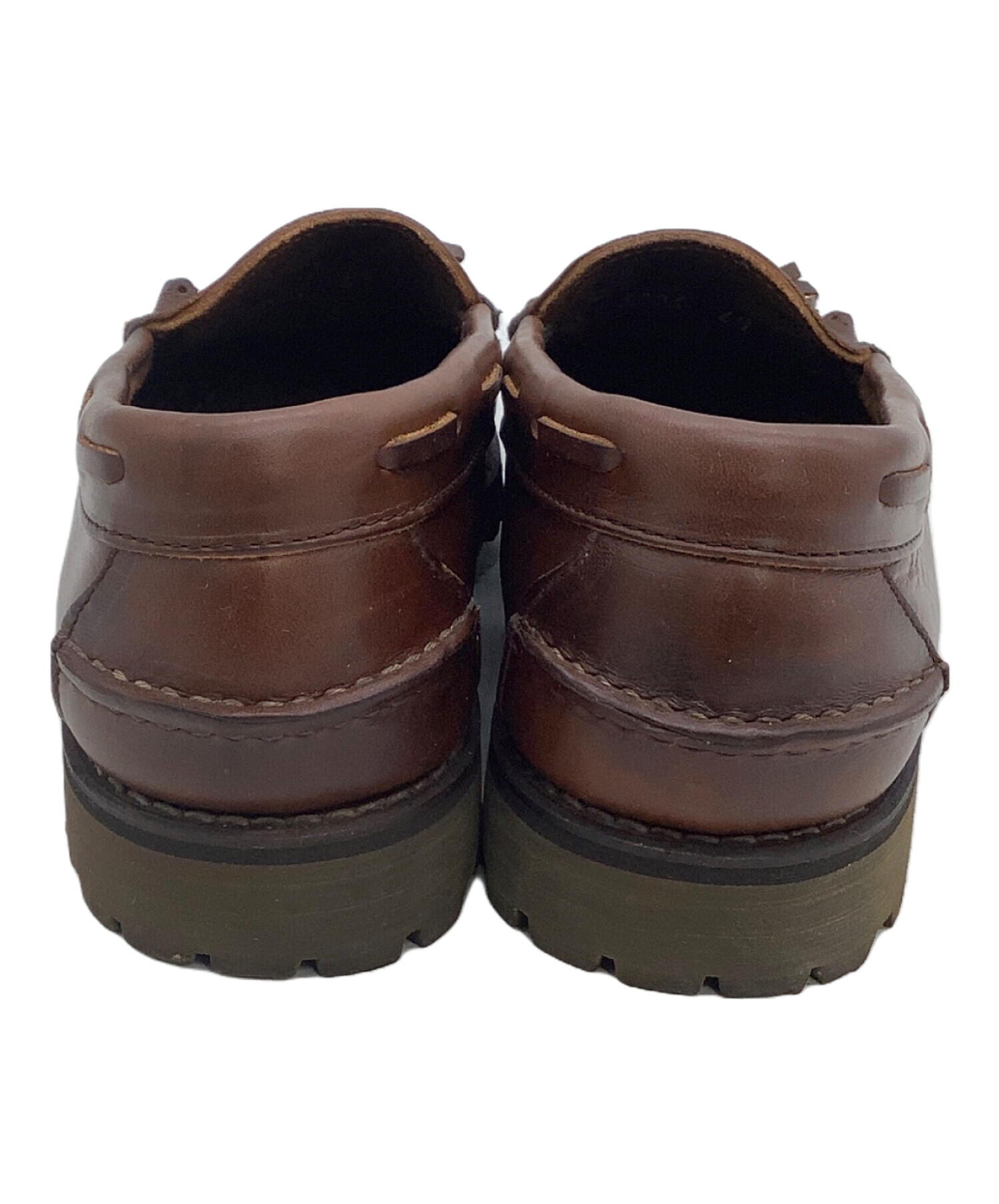 中古・古着通販】vibram (ビブラム) タッセルローファー ブラウン 