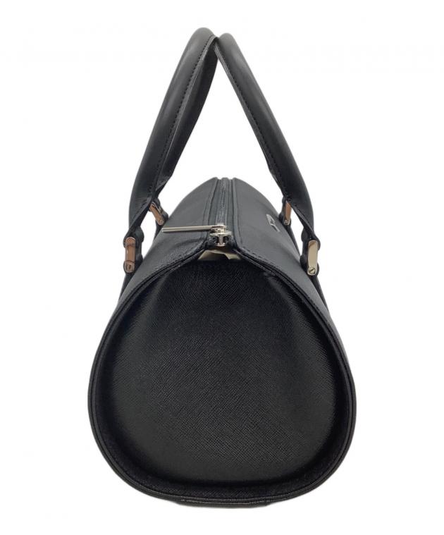 中古・古着通販】BURBERRY (バーバリー) ミニボストンバッグ ブラック