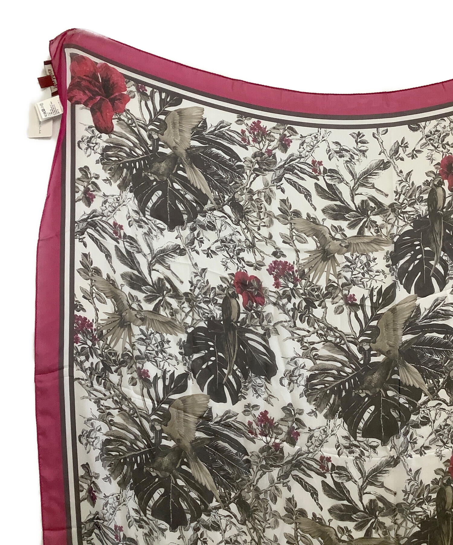 中古・古着通販】MaxMara (マックスマーラ) 大判スカーフ ピンク  