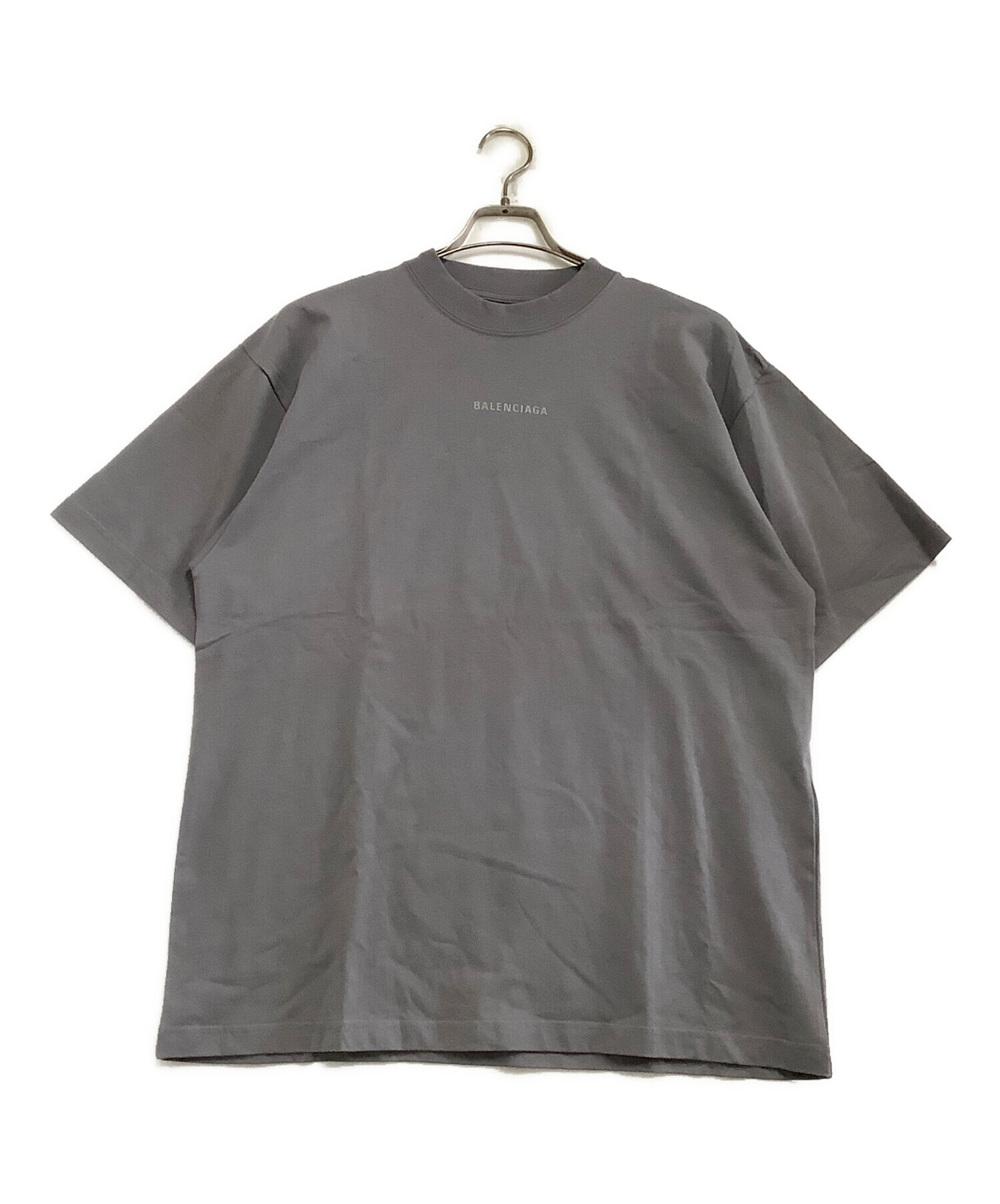 中古・古着通販BALENCIAGA (バレンシアガ) 半袖Tシャツ グレー 中古・古着通販BALENCIAGA (バレンシアガ) 半袖Tシャツ グレー