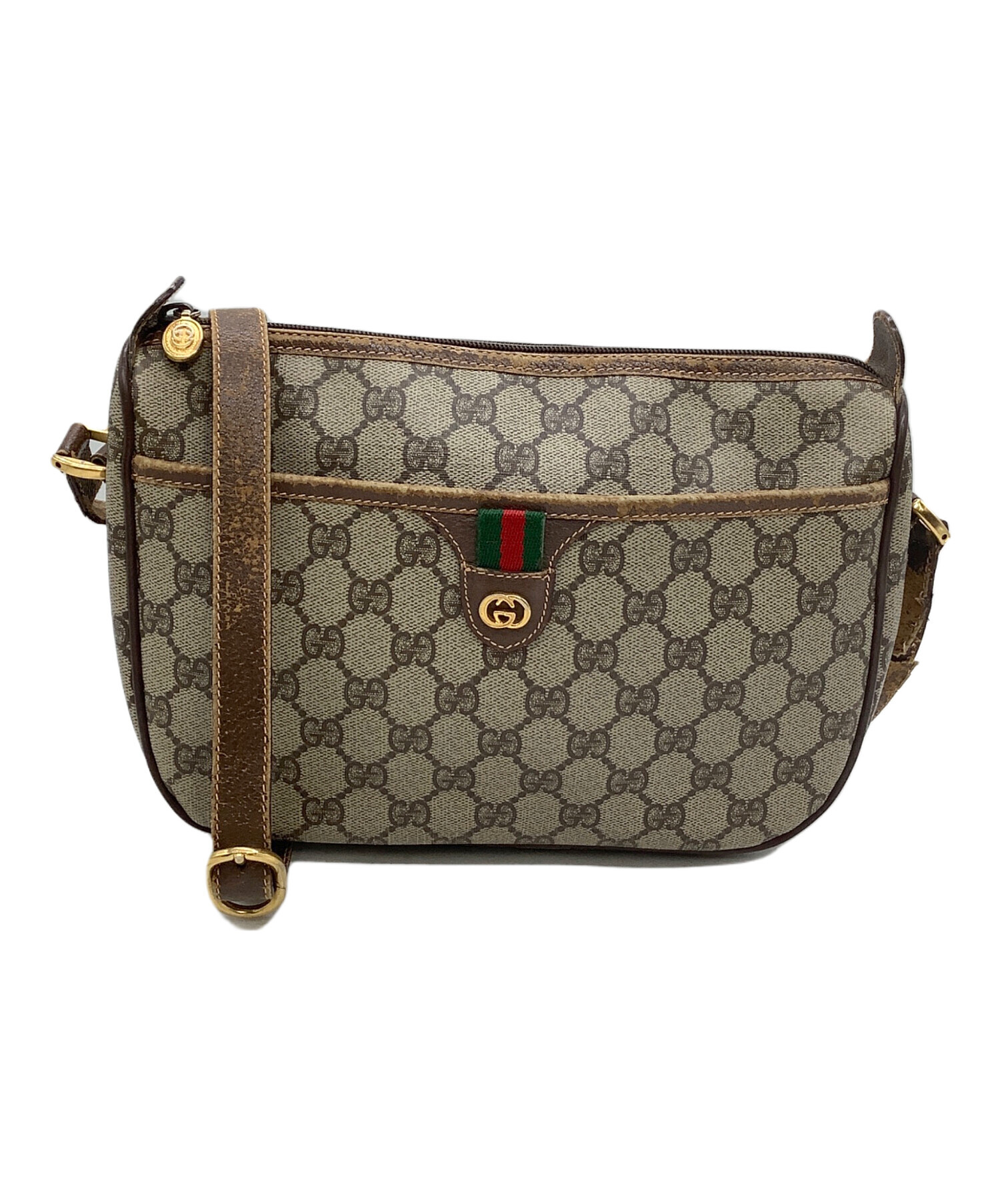 中古・古着通販】GUCCI (グッチ) ショルダーバッグ シェリーライン 