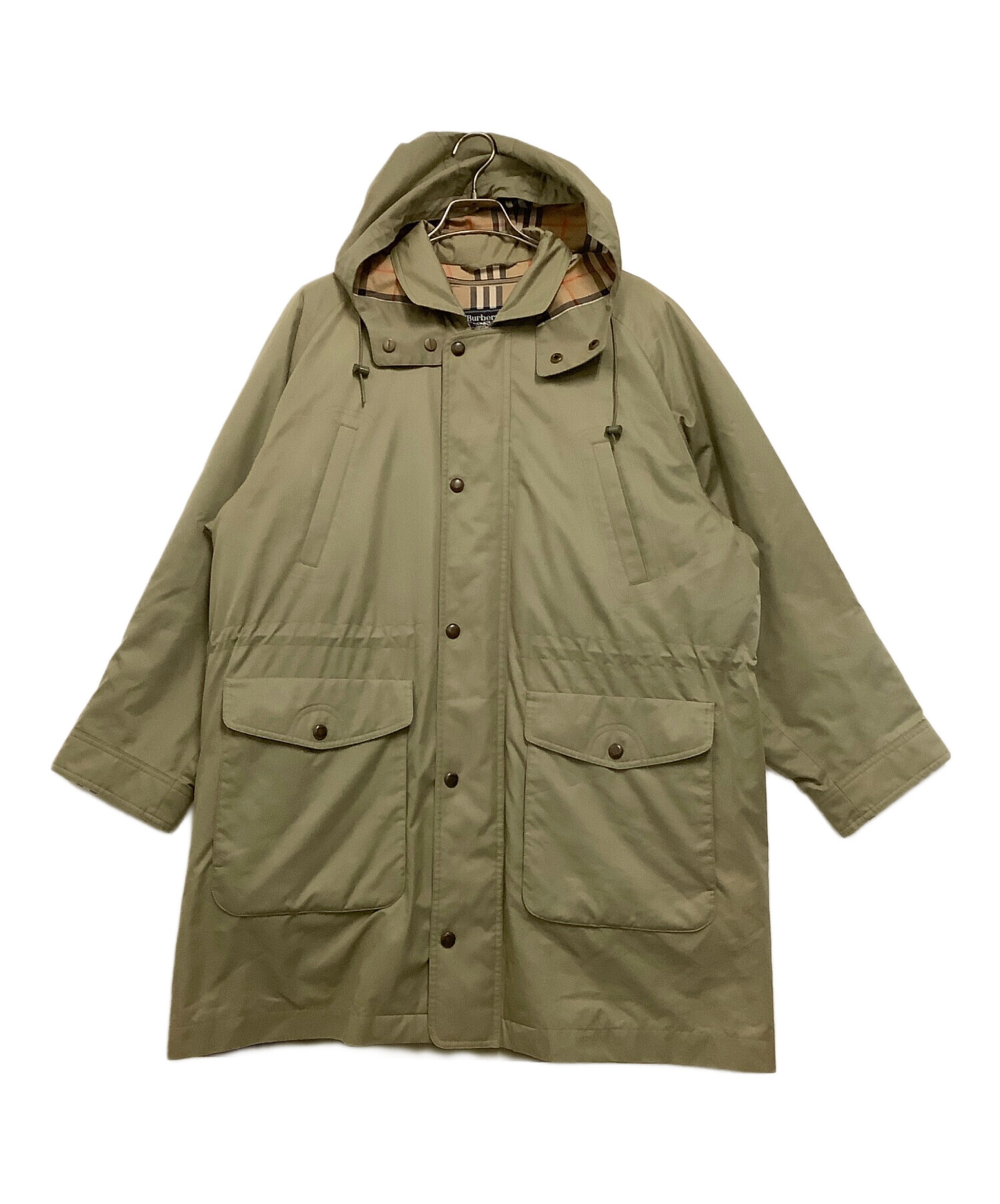 【希少】バーバリーズ・コート・ダウンライナー・ノバ チェック・カーキ・XL 中古・古着通販】Burberry's (バーバリーズ) ライナー付ダウンコート
