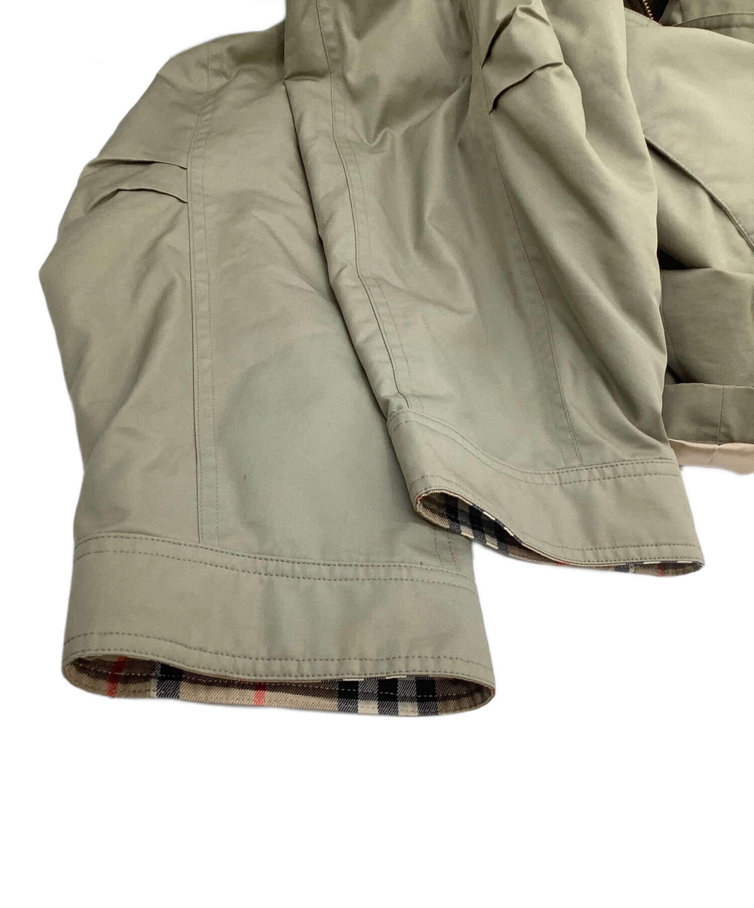 【希少】バーバリーズ・コート・ダウンライナー・ノバ チェック・カーキ・XL 中古・古着通販】Burberry's (バーバリーズ) ライナー付ダウンコート