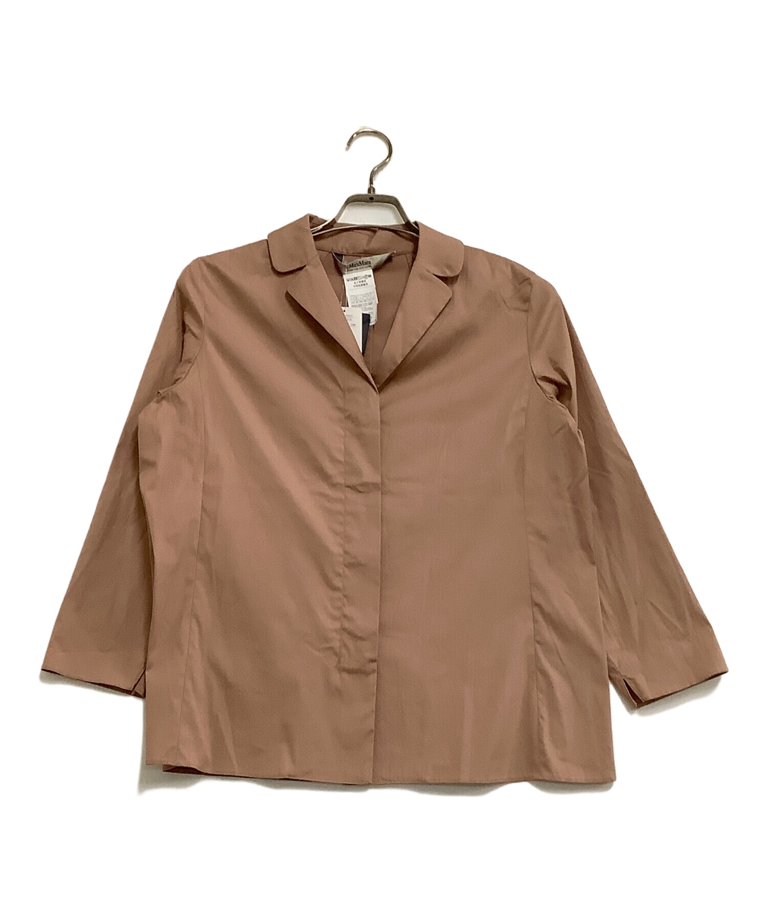 'S MaxMara 長袖シャツ ベージュ 中古・古着通販】'S Max Mara (エスマックスマーラ) 長袖シャツ