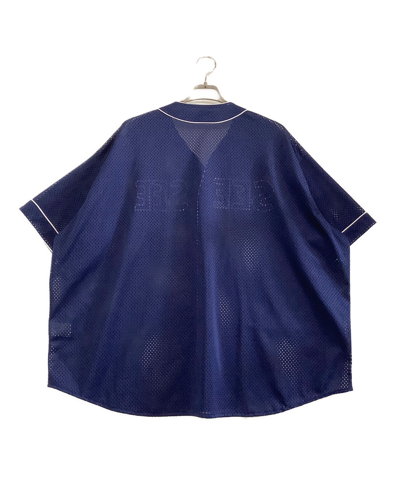 中古・古着通販】SEESEE (シーシー) 半袖シャツ ネイビー サイズ:XXXXL