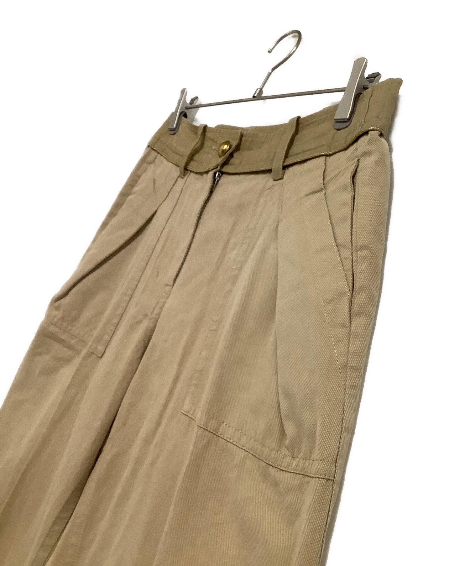 中古・古着通販】sacai (サカイ) ベイカーパンツ ベージュ サイズ:3