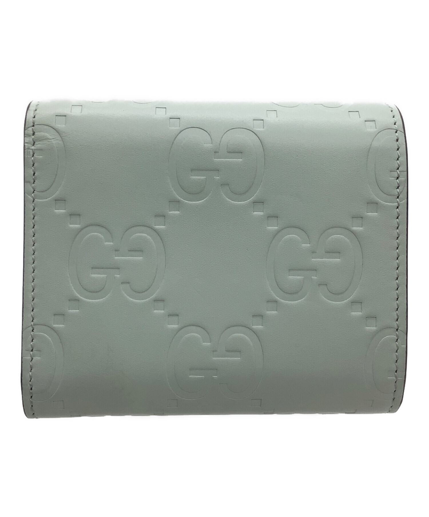 中古・古着通販】GUCCI (グッチ) ミディアムウォレット GG ミント