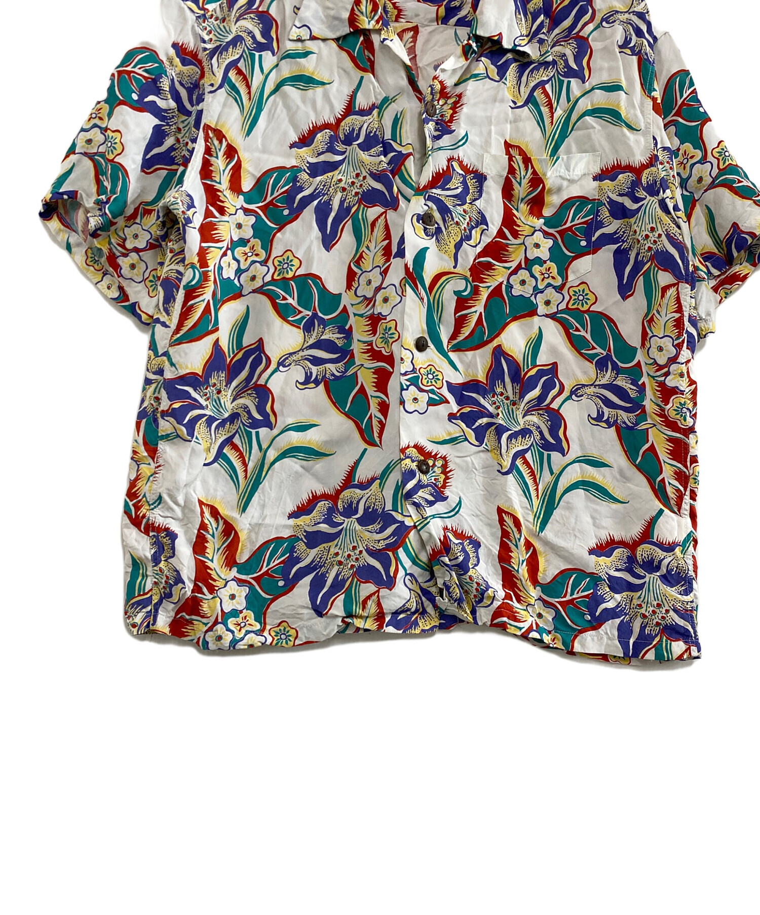 中古・古着通販】Sun Surf (サンサーフ) 半袖アロハシャツ マルチ 