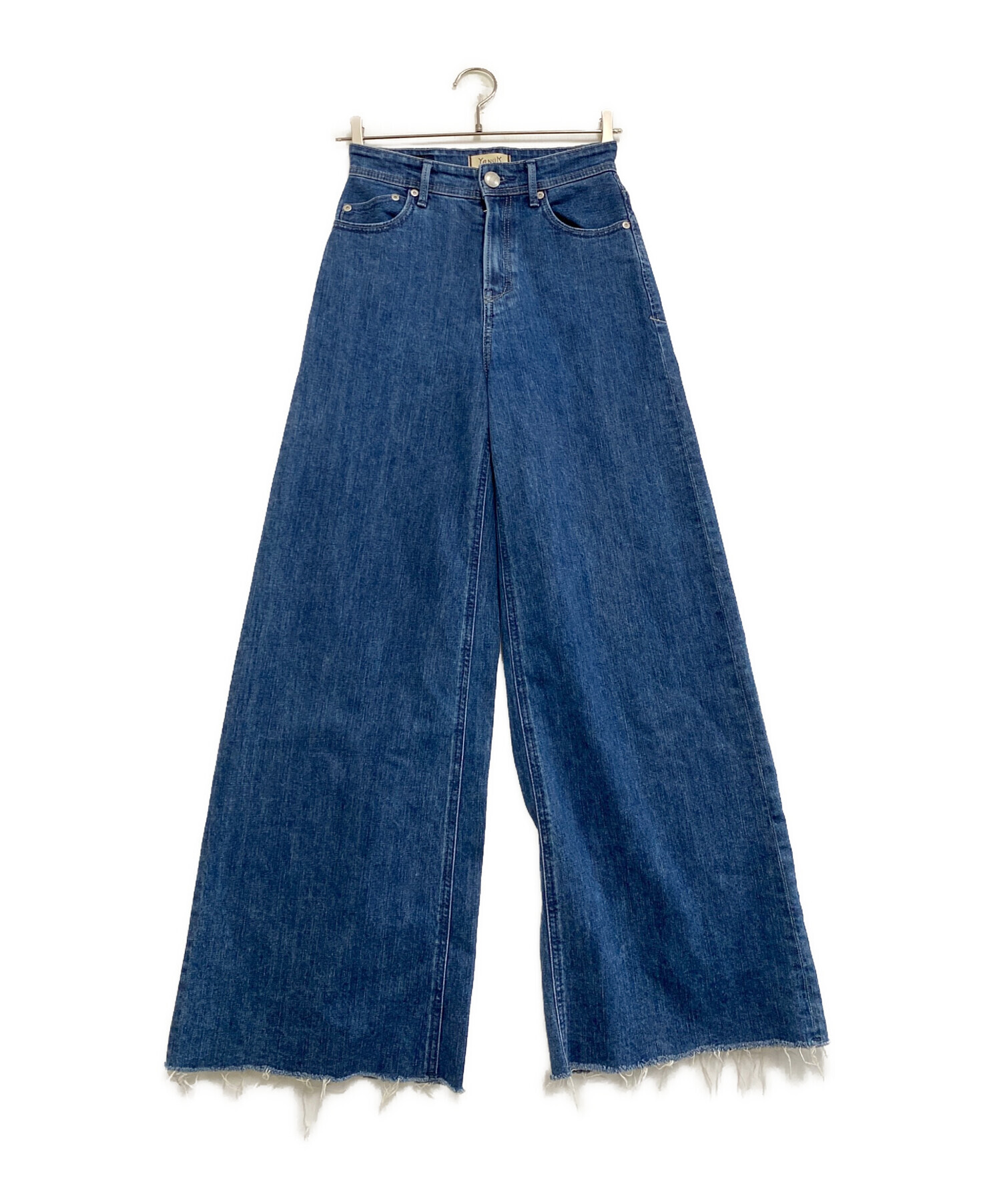 中古・古着通販】YANUK (ヤヌーク) ワイドフレアデニムパンツ