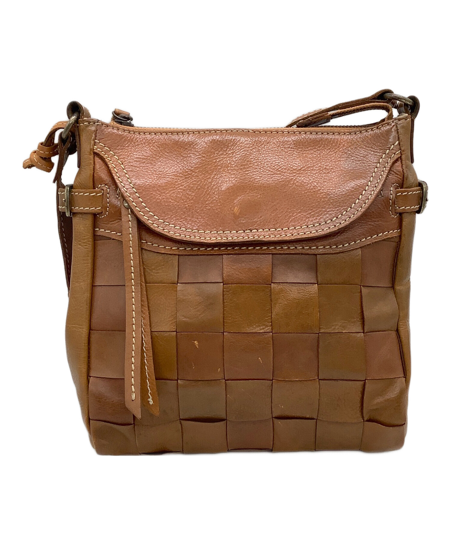 中古・古着通販】MARNI (マルニ) ショルダーバッグ ブラウン｜ブランド 