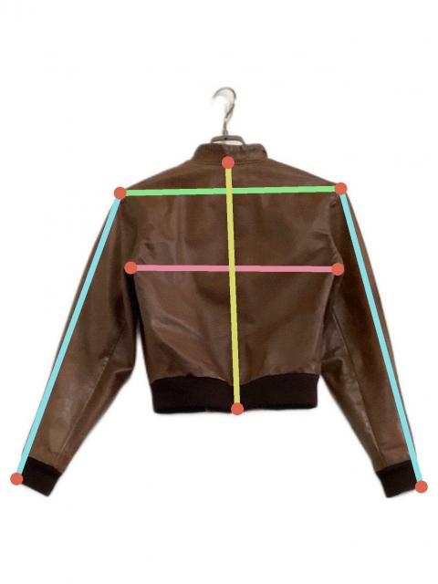 中古・古着通販】A.P.C. (アーペーセー) レザージャケット ブラウン