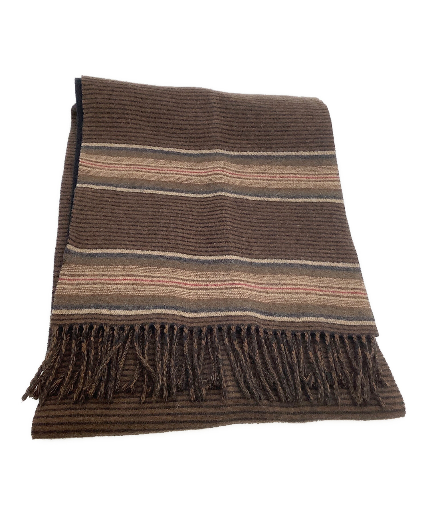 中古・古着通販】LOEWE (ロエベ) マフラー ブラウン×ブラック