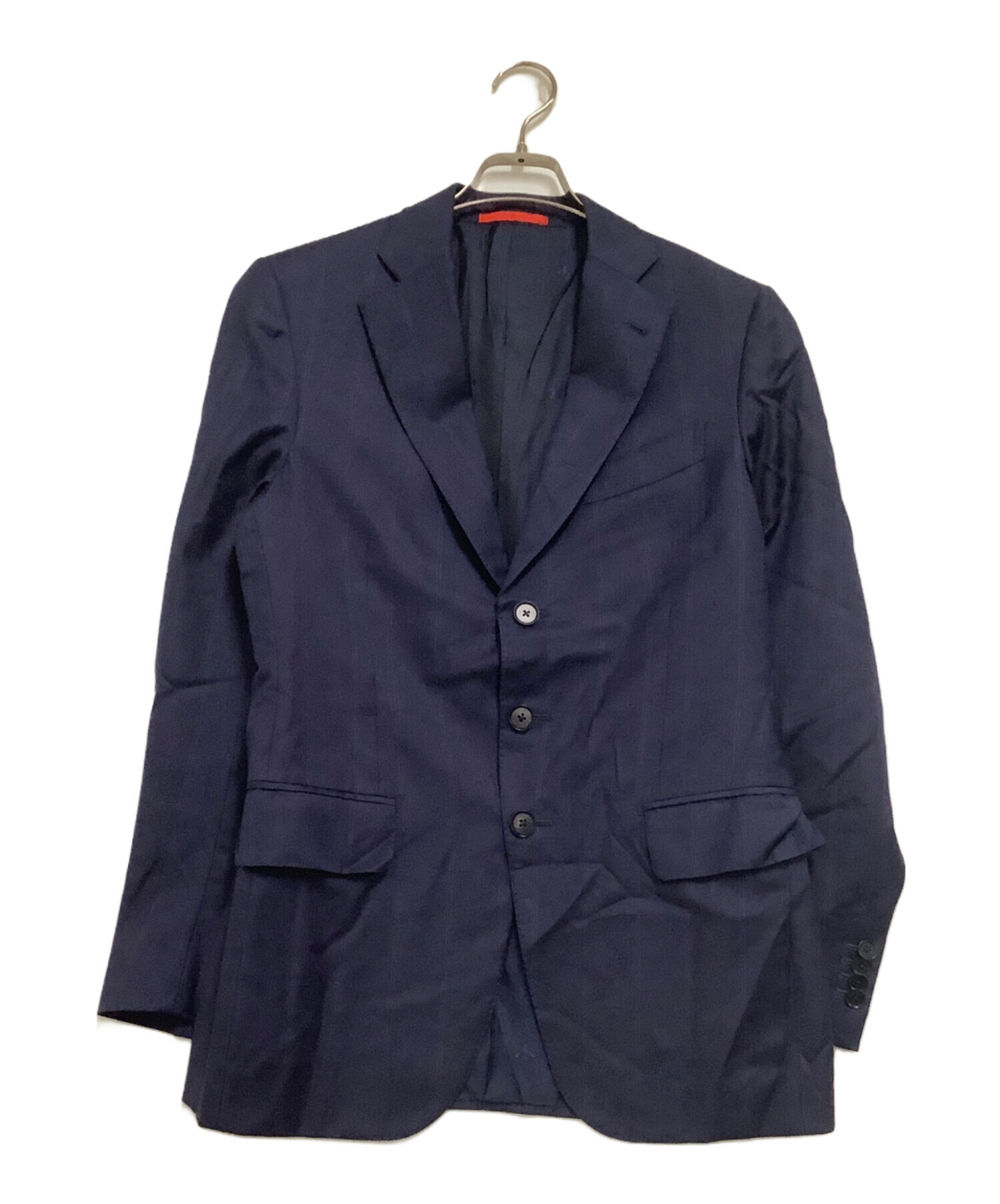 中古・古着通販】ISAIA (イザイア) セットアップスーツ ネイビー 