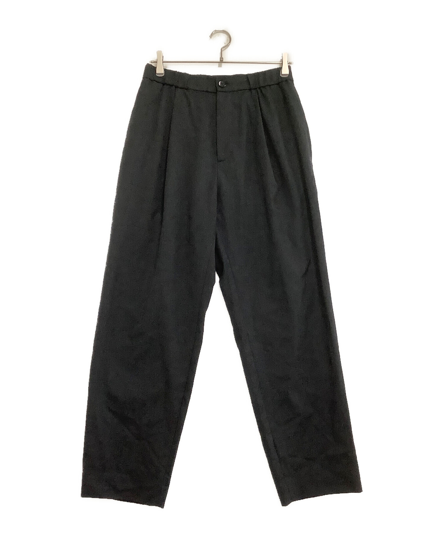 中古・古着通販】ATON (エイトン) Wool Tropical Tapered Easy Pants 