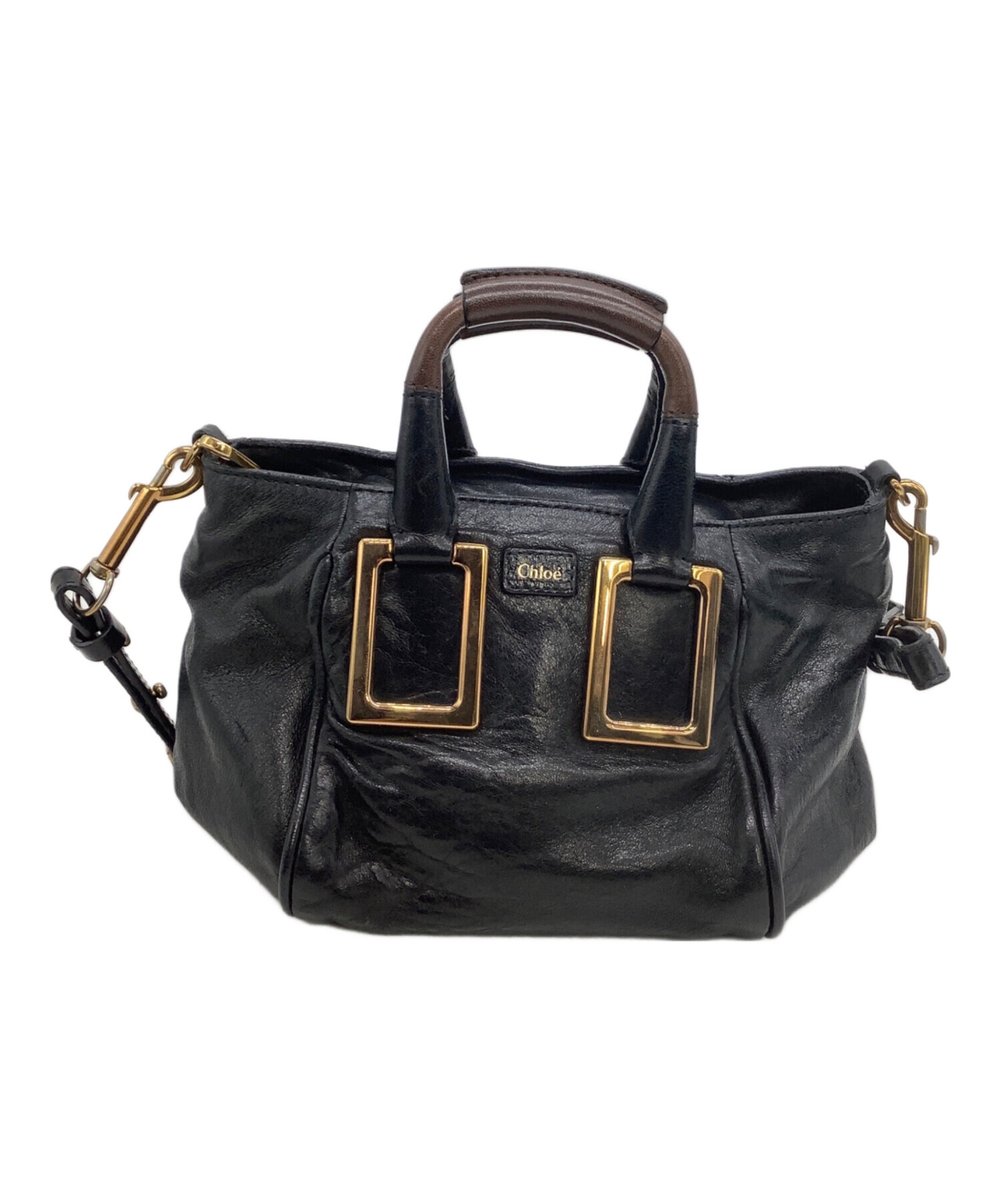 中古・古着通販】Chloe (クロエ) 2WAYレザーバッグ エテル ブラック 