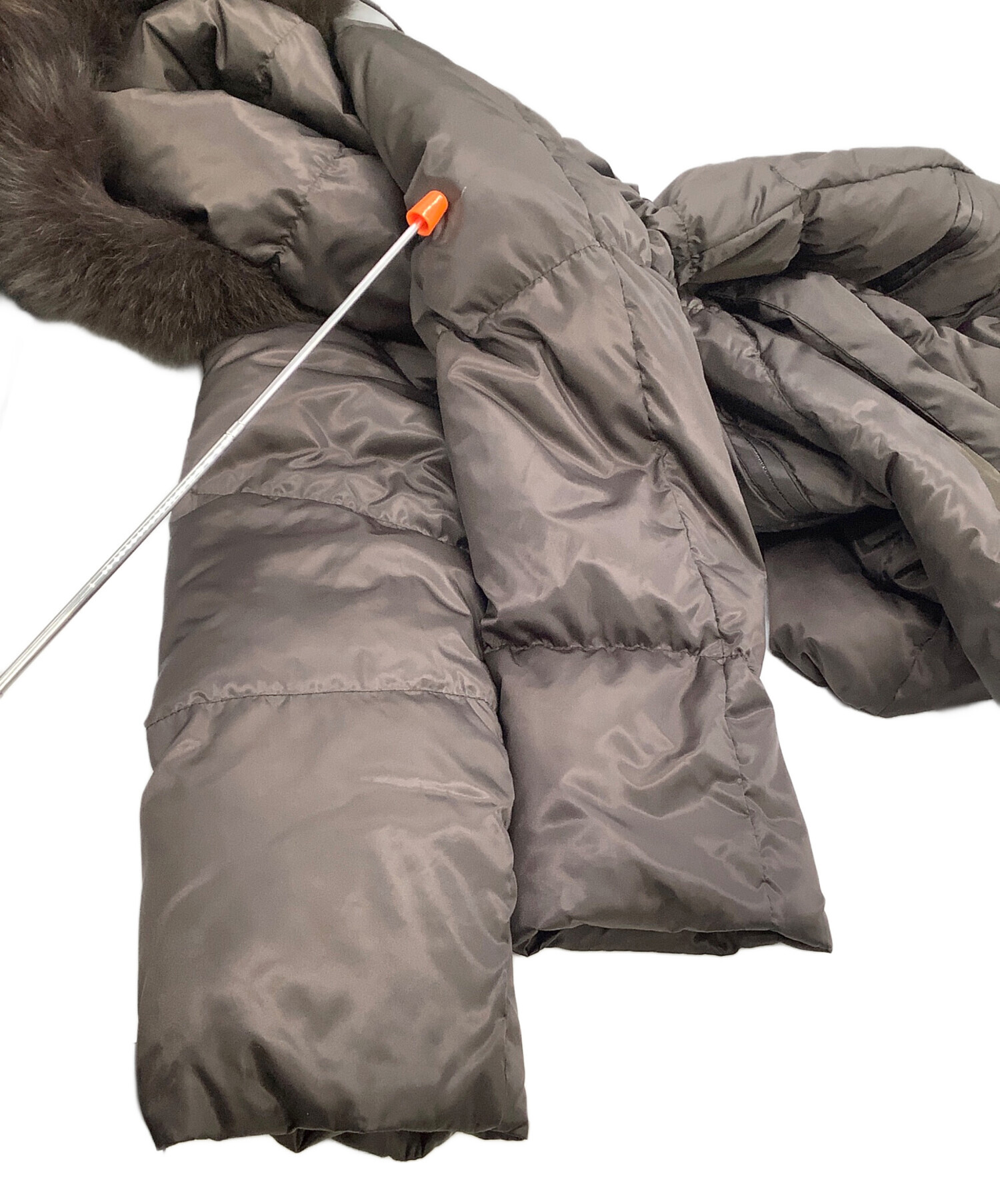 中古・古着通販】BALMAIN (バルマン) ブルーフォックスファー付き