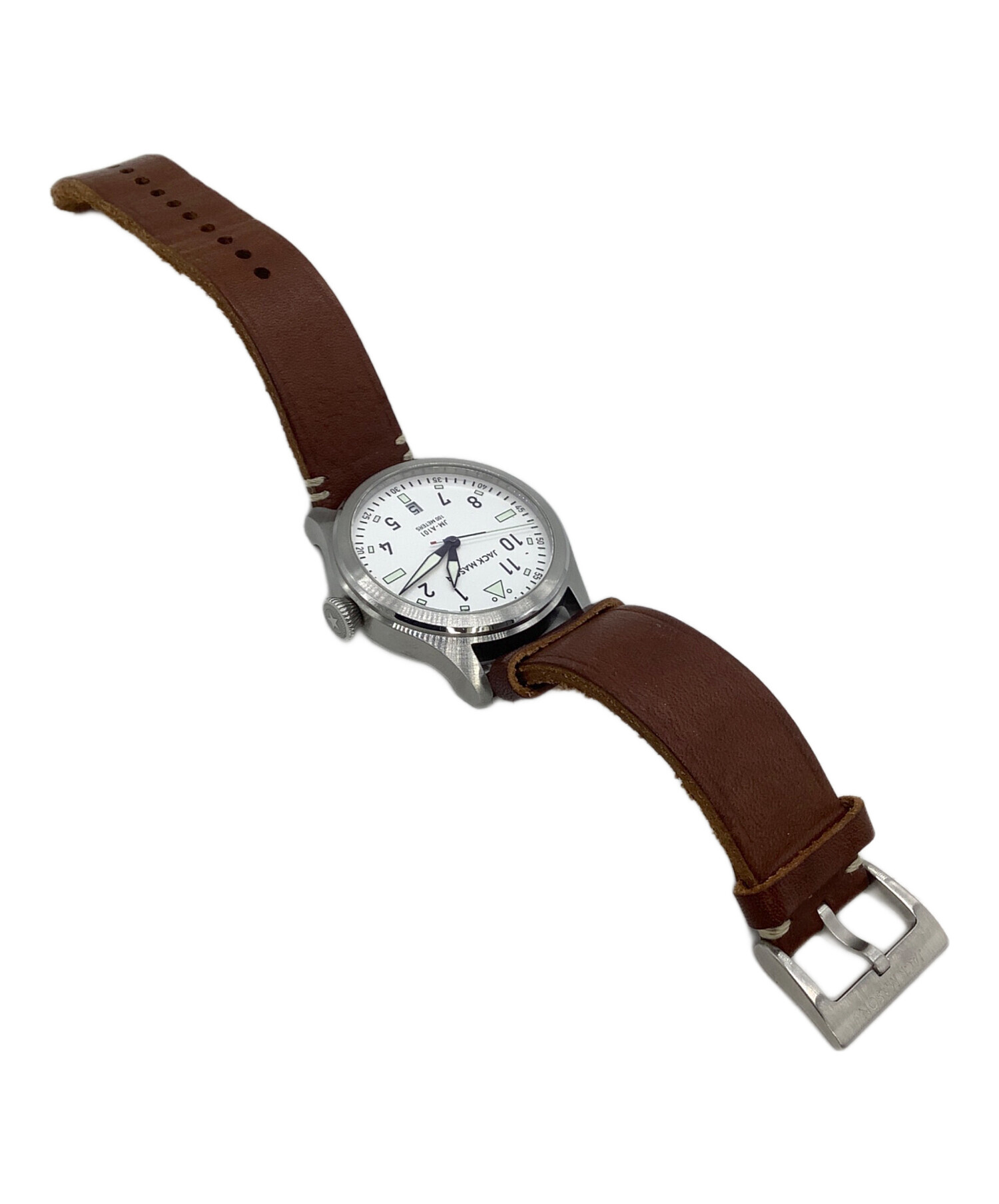 【りんご様ご検討中】JACK MASON JM-A101-201 レザー腕時計 りんご様ご検討中】JACK MASON JM-A101-201 レザー腕時計