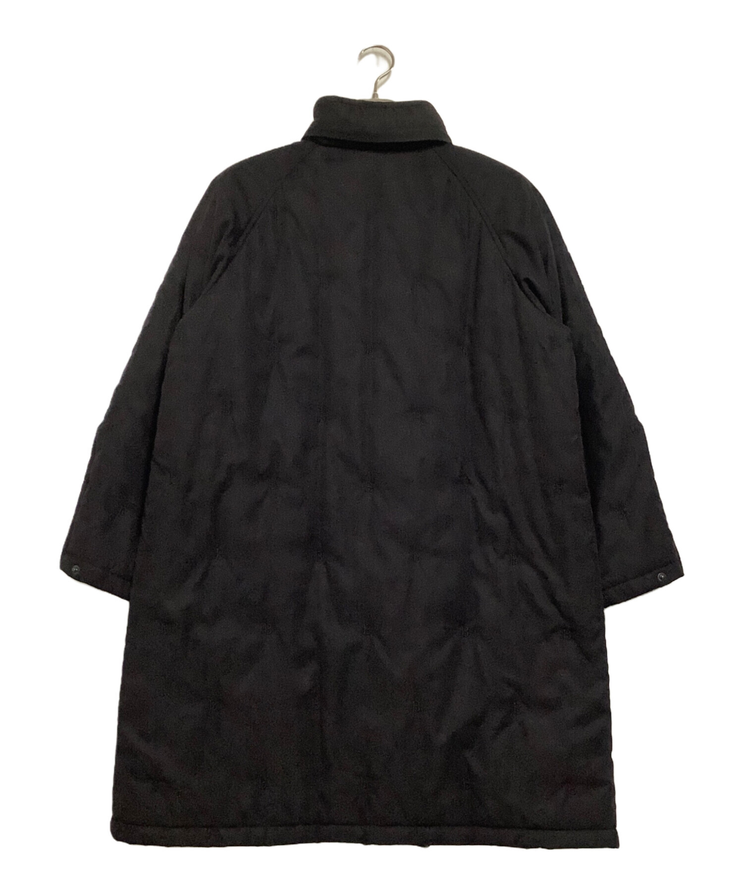 BURBERRY LONDON バーバリーロンドン　襟レザー　中綿入り　コート 中古・古着通販】BURBERRY LONDON (バーバリーロンドン) 中綿コート