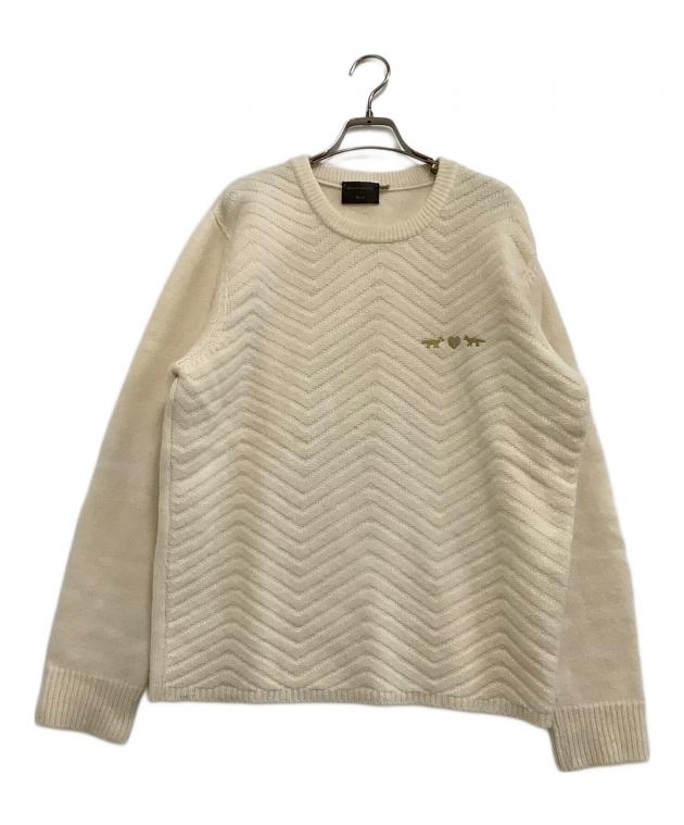 中古・古着通販】maison kitsune (メゾンキツネ) 厚手ニット 100着限定