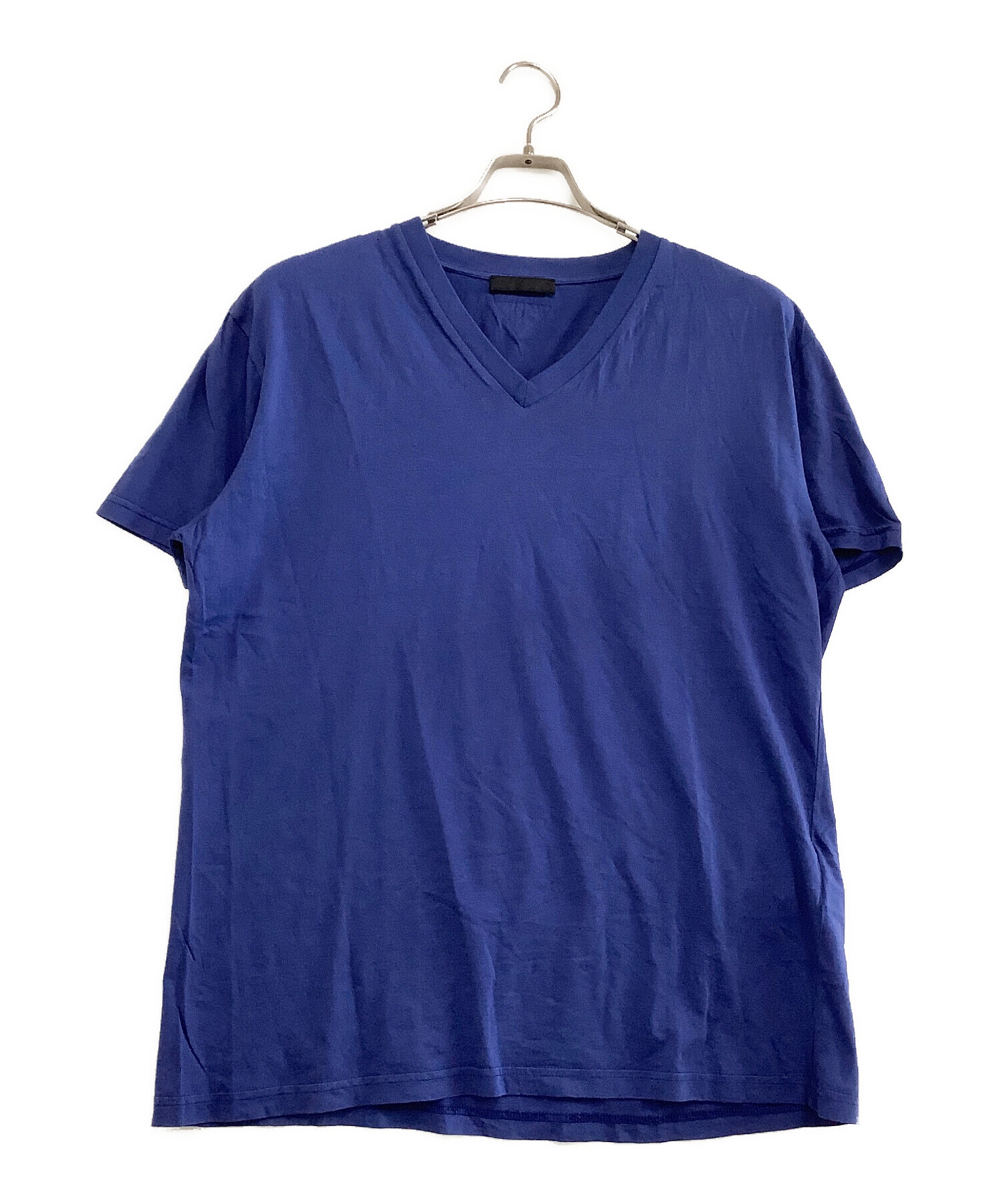 中古・古着通販】PRADA (プラダ) 半袖カットソー ブルー サイズ:XL 
