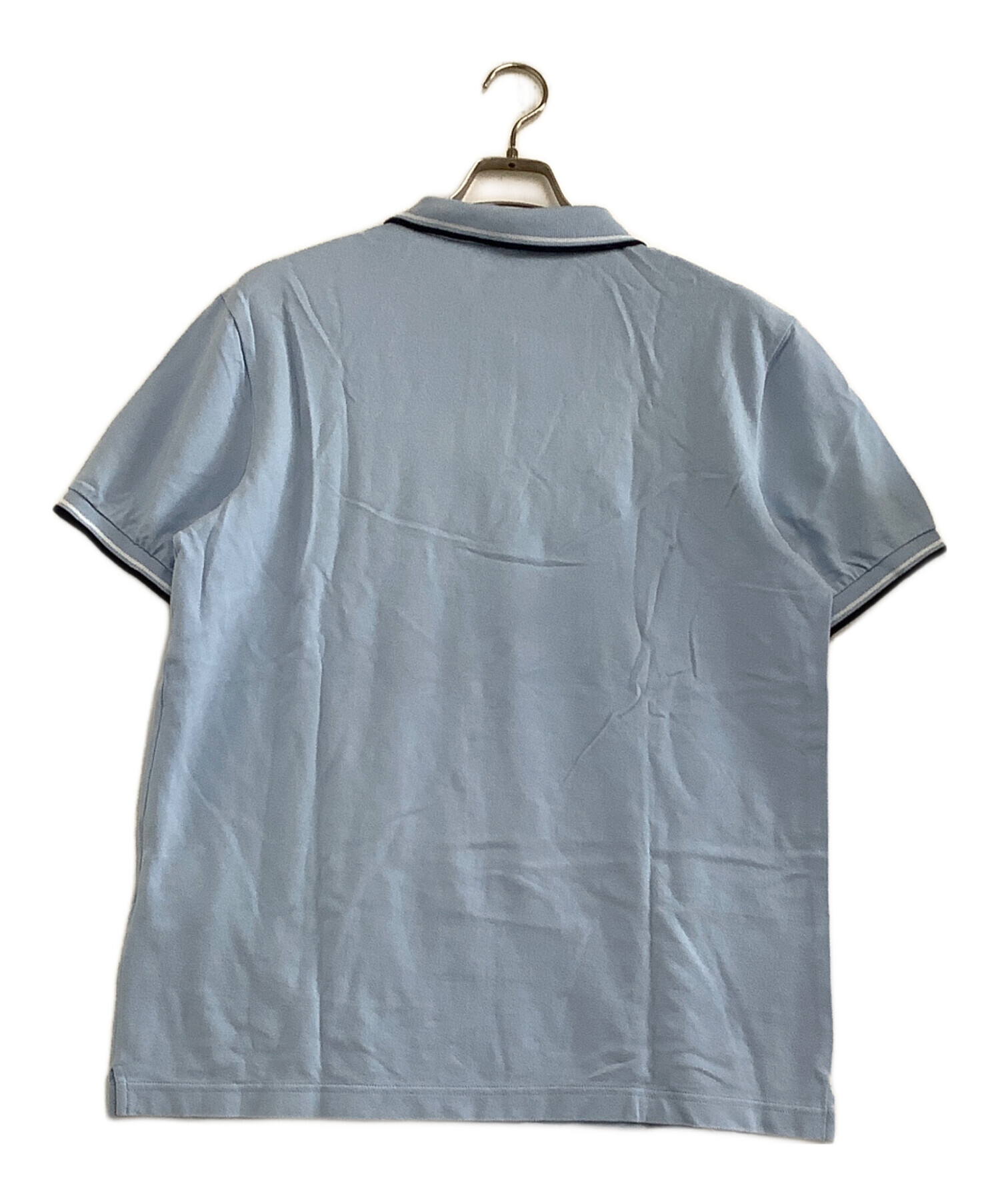 中古・古着通販】PRADA (プラダ) ポロシャツ スカイブルー サイズ:XXL