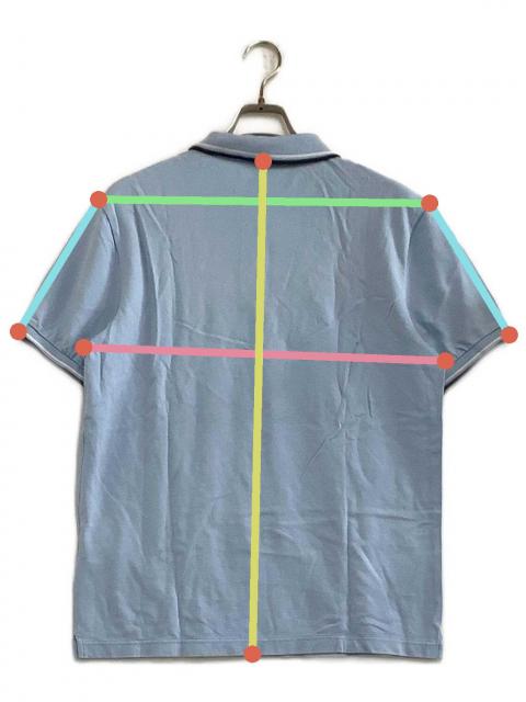 中古・古着通販】PRADA (プラダ) ポロシャツ スカイブルー サイズ:XXL